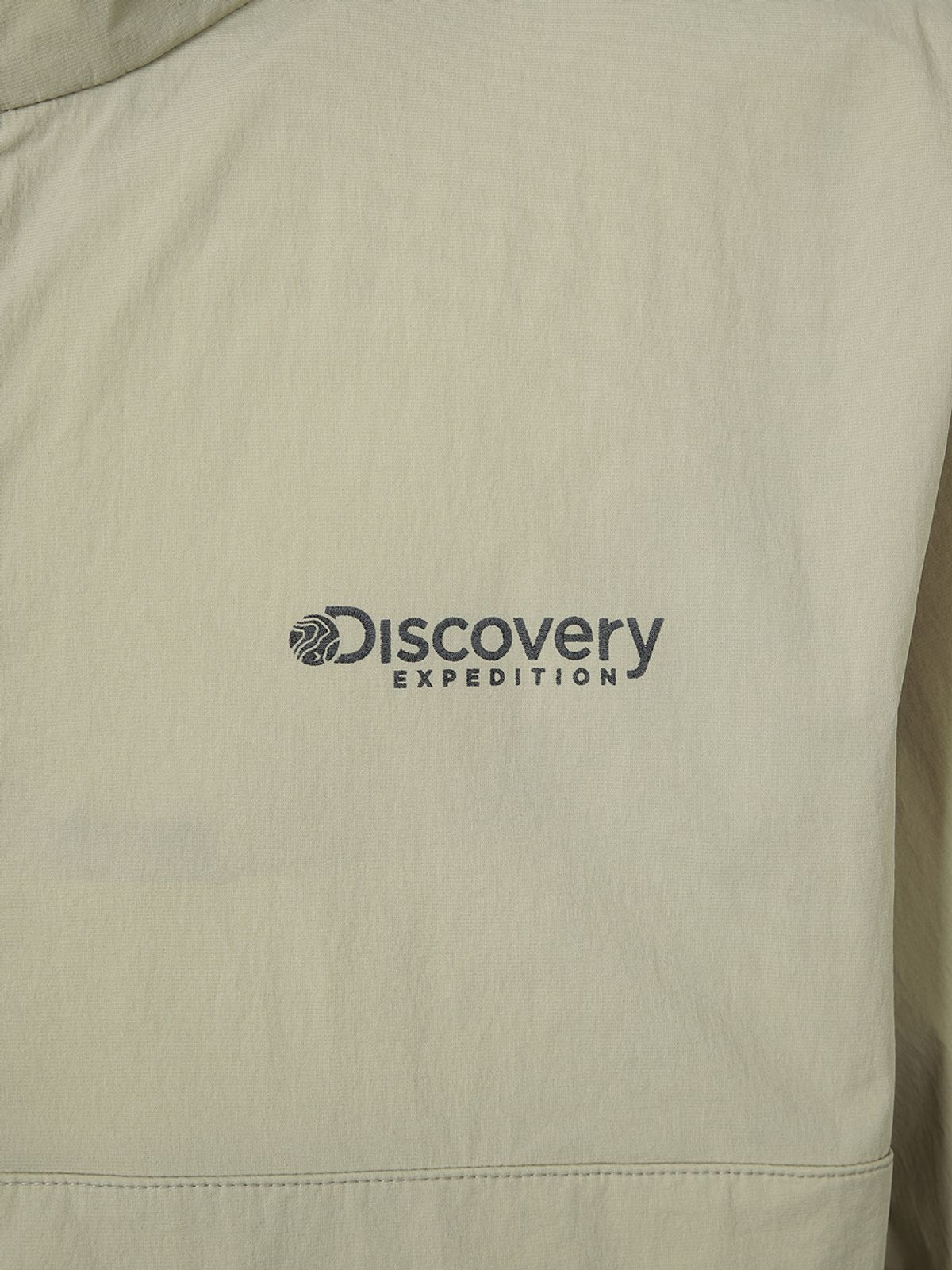 디스커버리 익스페디션(DISCOVERY EXPEDITION) 프레시벤트 폴튼 트레이닝 반팔 하이넥 아노락 (L/BEIGE)