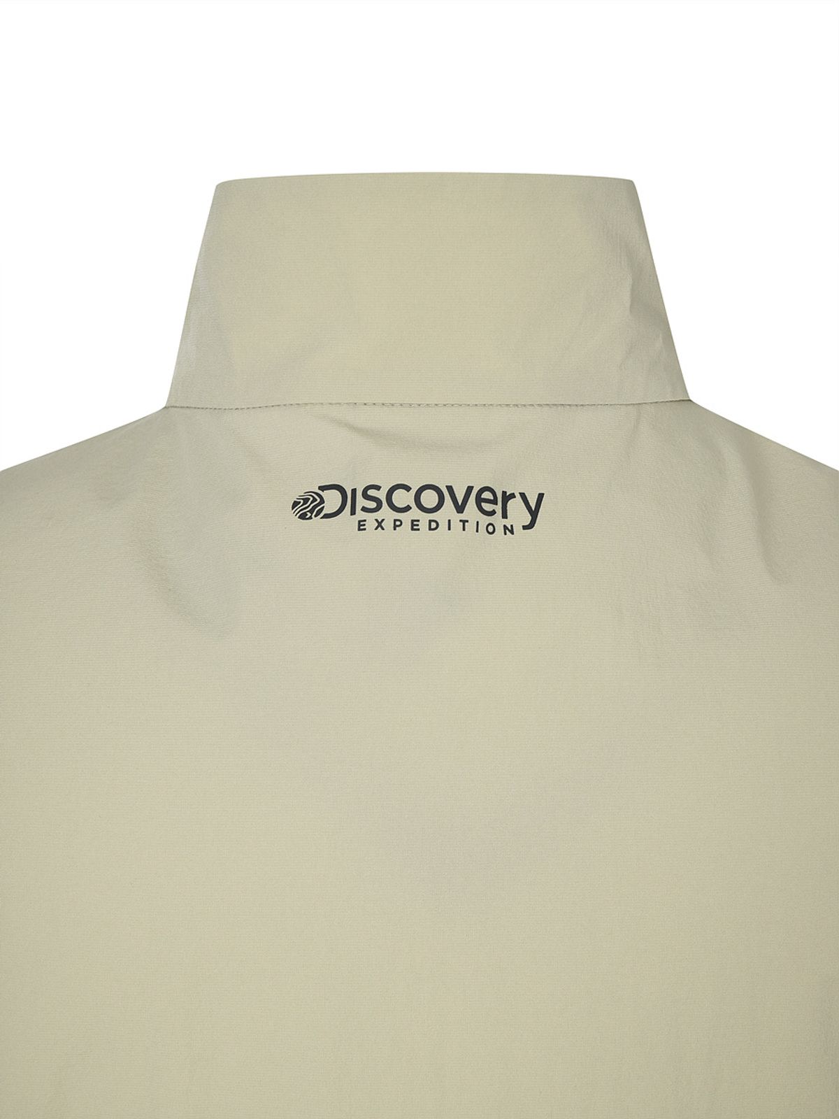디스커버리 익스페디션(DISCOVERY EXPEDITION) 프레시벤트 폴튼 트레이닝 반팔 하이넥 아노락 (L/BEIGE)