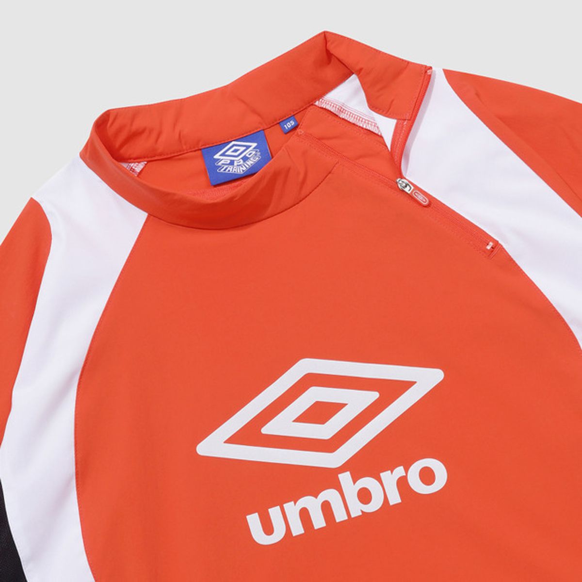 엄브로(UMBRO) PTR 워밍업 하이넥 피스테 오렌지(UQ121SWT21)