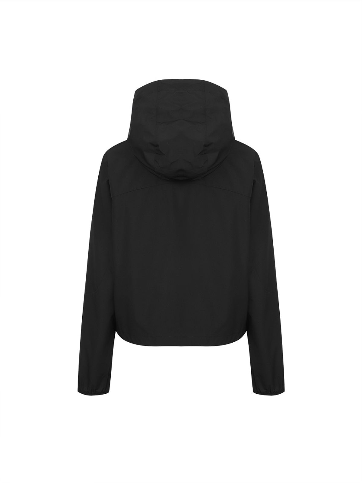 디스커버리 익스페디션(DISCOVERY EXPEDITION) 프레시벤트 여성 컬러블럭 크롭 바람막이 (BLACK)
