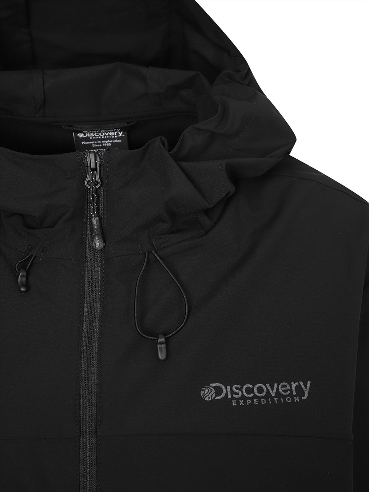 디스커버리 익스페디션(DISCOVERY EXPEDITION) 프레시벤트 여성 컬러블럭 크롭 바람막이 (BLACK)