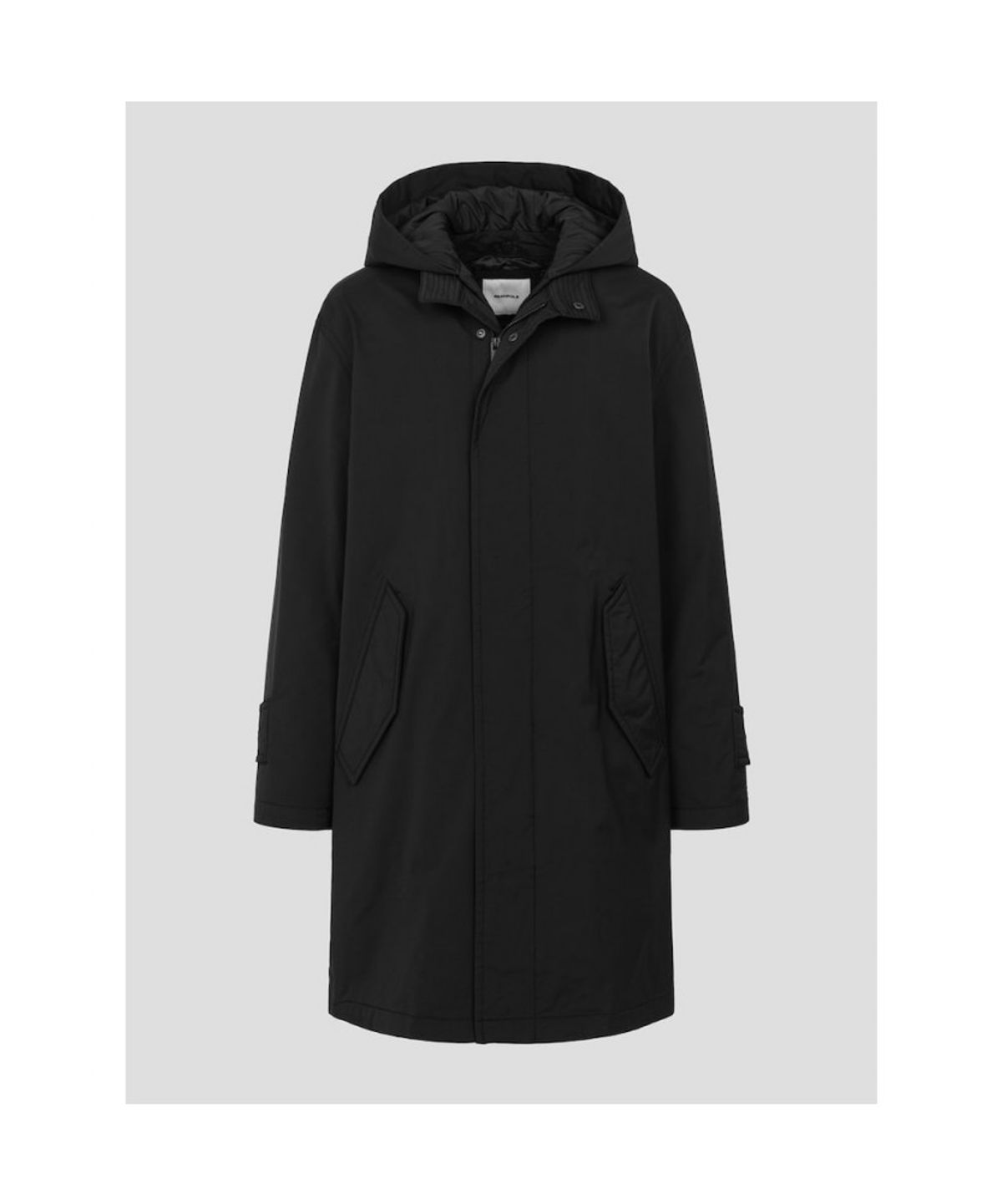 빈폴 멘(BEANPOLE MEN) 후드 디태처블 코트  블랙 (BC5130CP25)