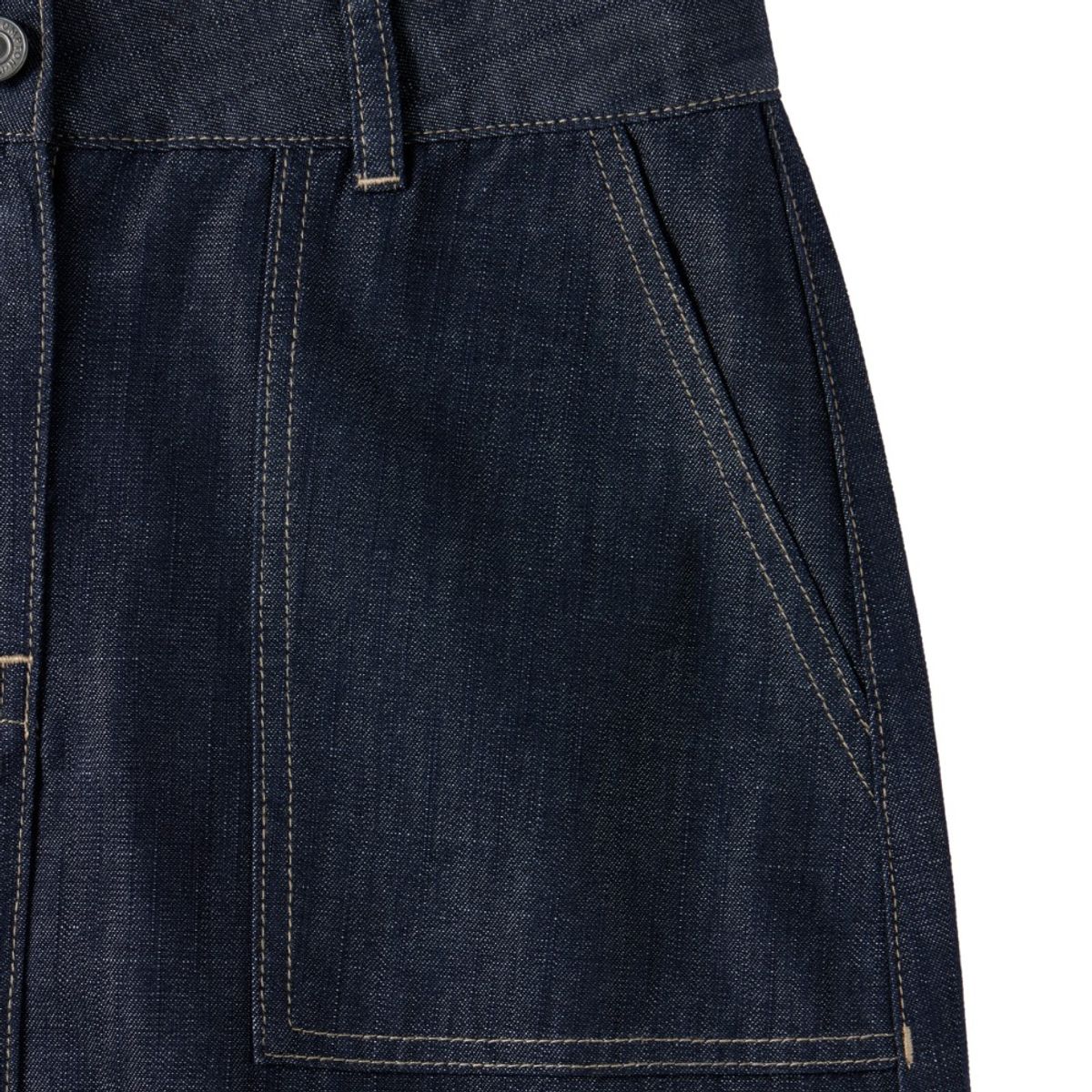 브롬톤 런던(BROMPTON LONDON) W 1975 DENIM SKIRT - INDIGO (P251WSK463)