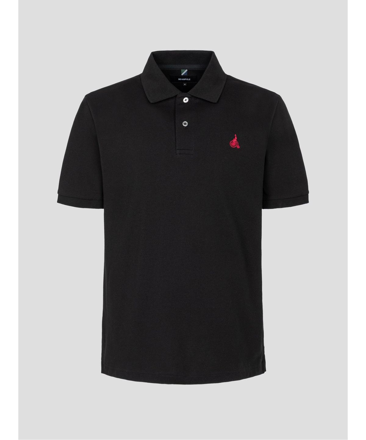 빈폴 멘(BEANPOLE MEN) [Essential] 남녀공용 수피마 코튼 피케 티셔츠  블랙 (BC5242E115)