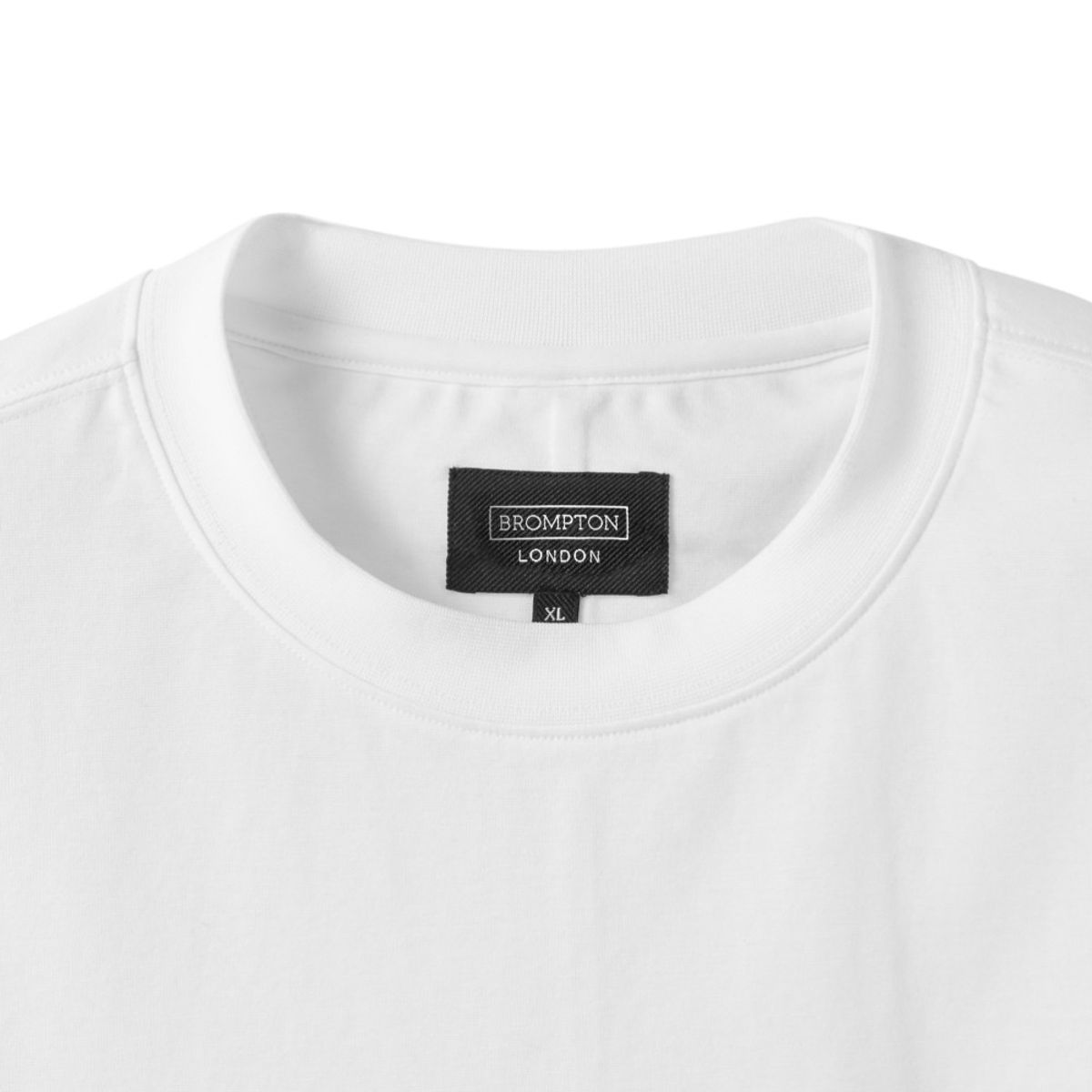 브롬톤 런던(BROMPTON LONDON) SUFIMA ROUND T-SHIRT - WHITE (P252MTS130)