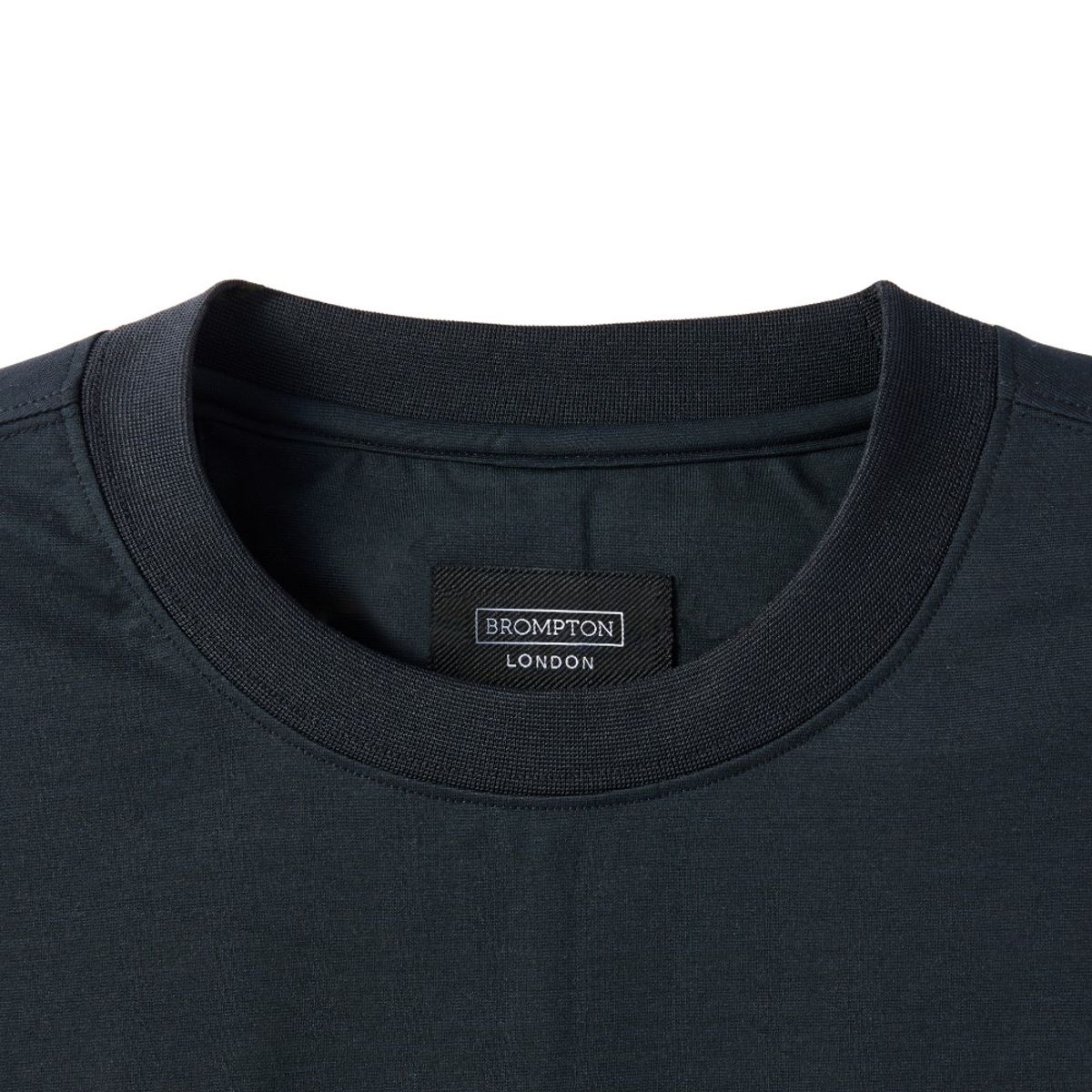 브롬톤 런던(BROMPTON LONDON) SUFIMA ROUND T-SHIRT - BLACK (P252MTS130)