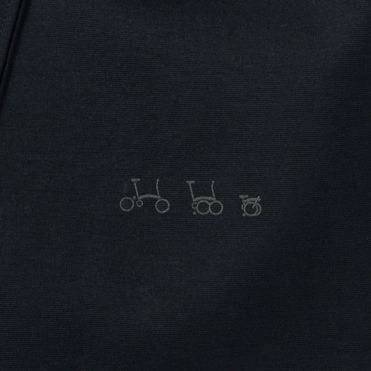 브롬톤 런던(BROMPTON LONDON) SUFIMA ROUND T-SHIRT - BLACK (P252MTS130)