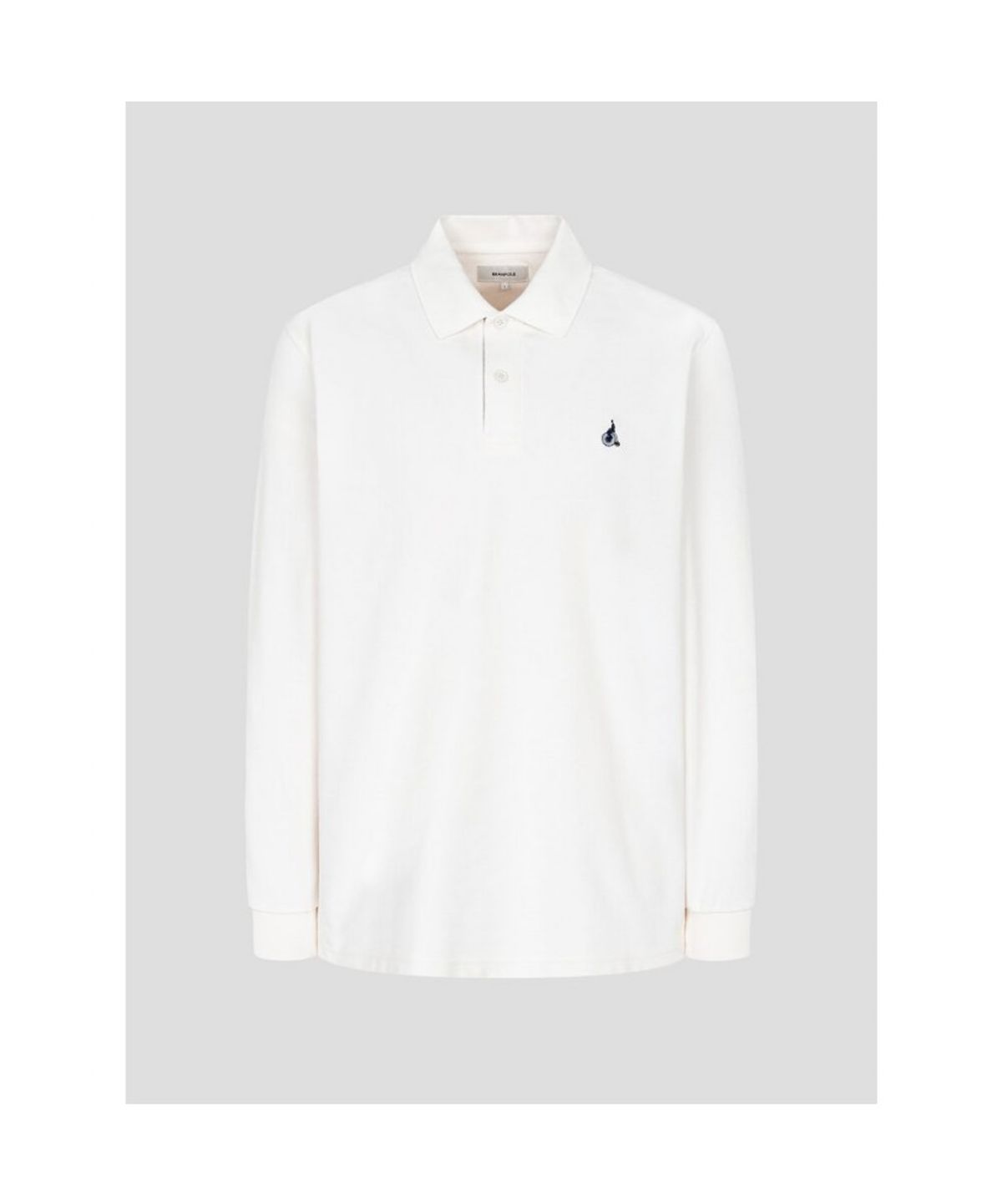 빈폴 멘(BEANPOLE MEN) 미니와플 칼라넥 티셔츠  아이보리 (BC5141C120)