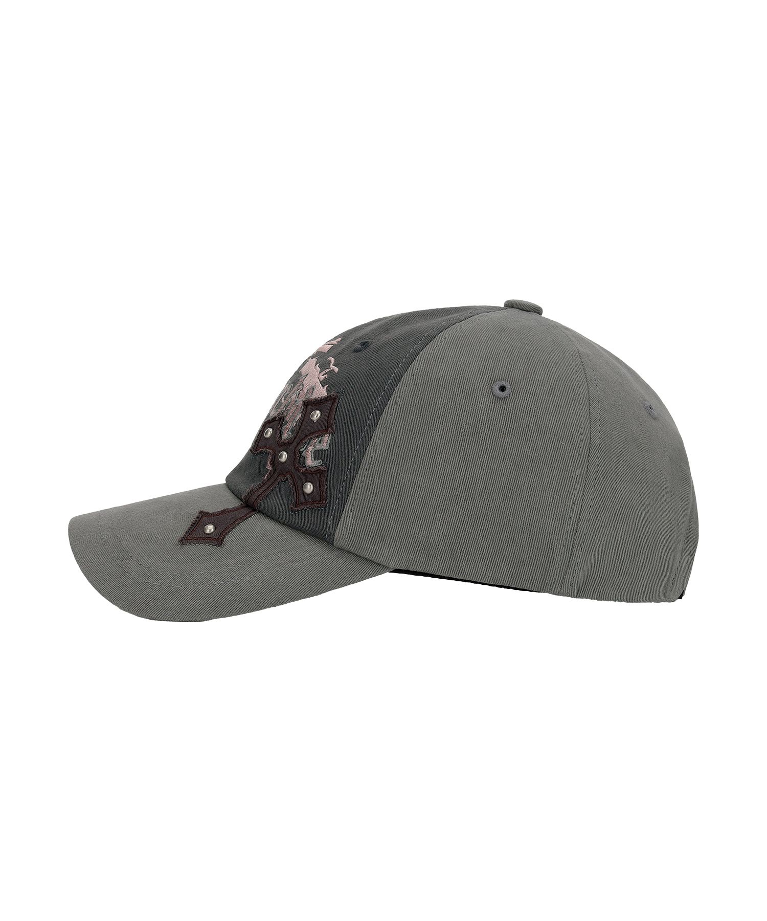 GILA ARCHIVE☆CROSS PATCHED PISTOL BALLCAP MUSINSA | GILAARCHIVE CROSS PATCHED PISTOL BALLCAP_GY