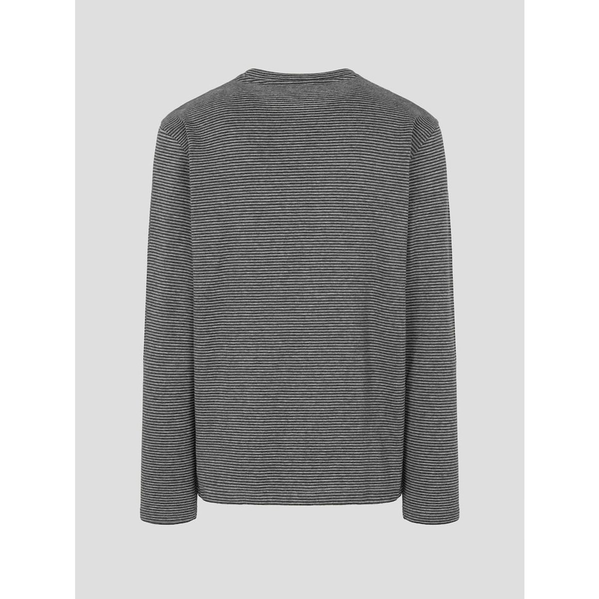 빈폴 멘(BEANPOLE MEN) 미니 스트라이프 라운드 티셔츠  애쉬 (BC5141C324)