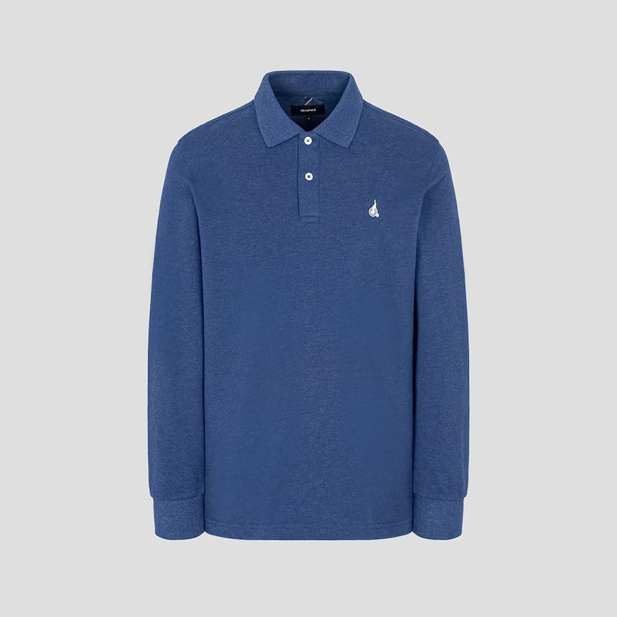빈폴 멘(BEANPOLE MEN) [Essential] 남녀공용 수피마 코튼 피케 티셔츠  네이비 (BC5141E01R)