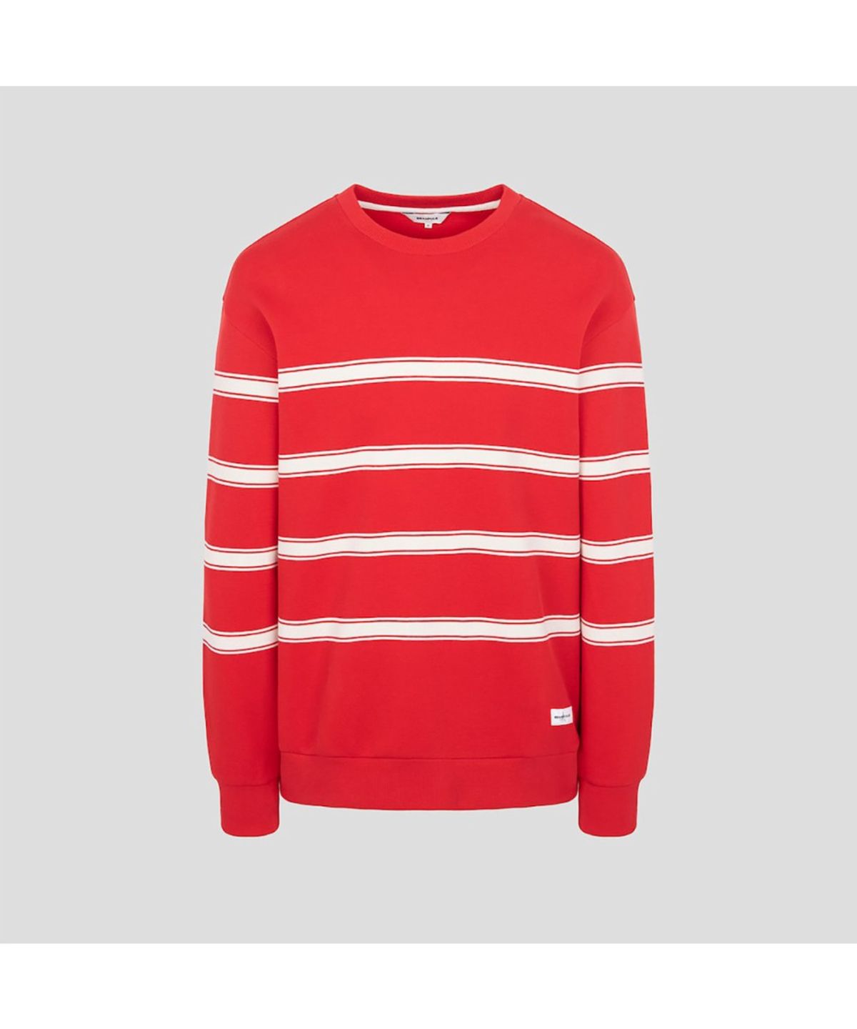 빈폴 멘(BEANPOLE MEN) 스트라이프 스웨트 셔츠  레드 (BC5141C316)