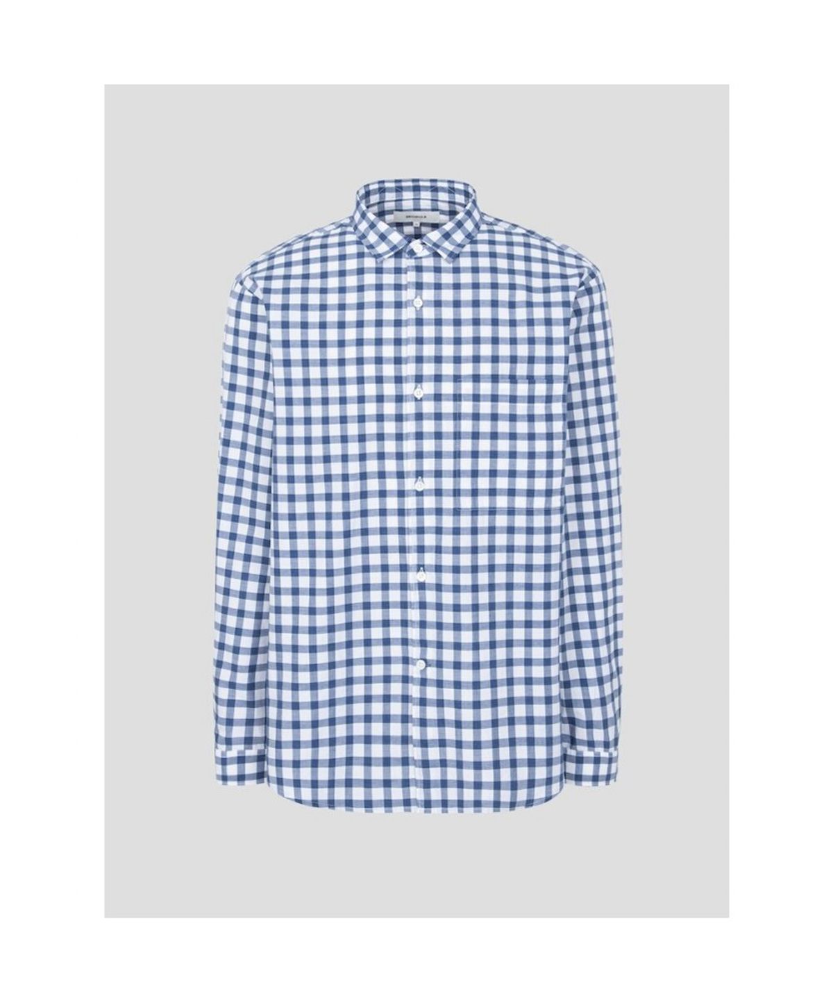 빈폴 멘(BEANPOLE MEN) 멜란지 체크 셔츠  네이비 (BC5164C31R)