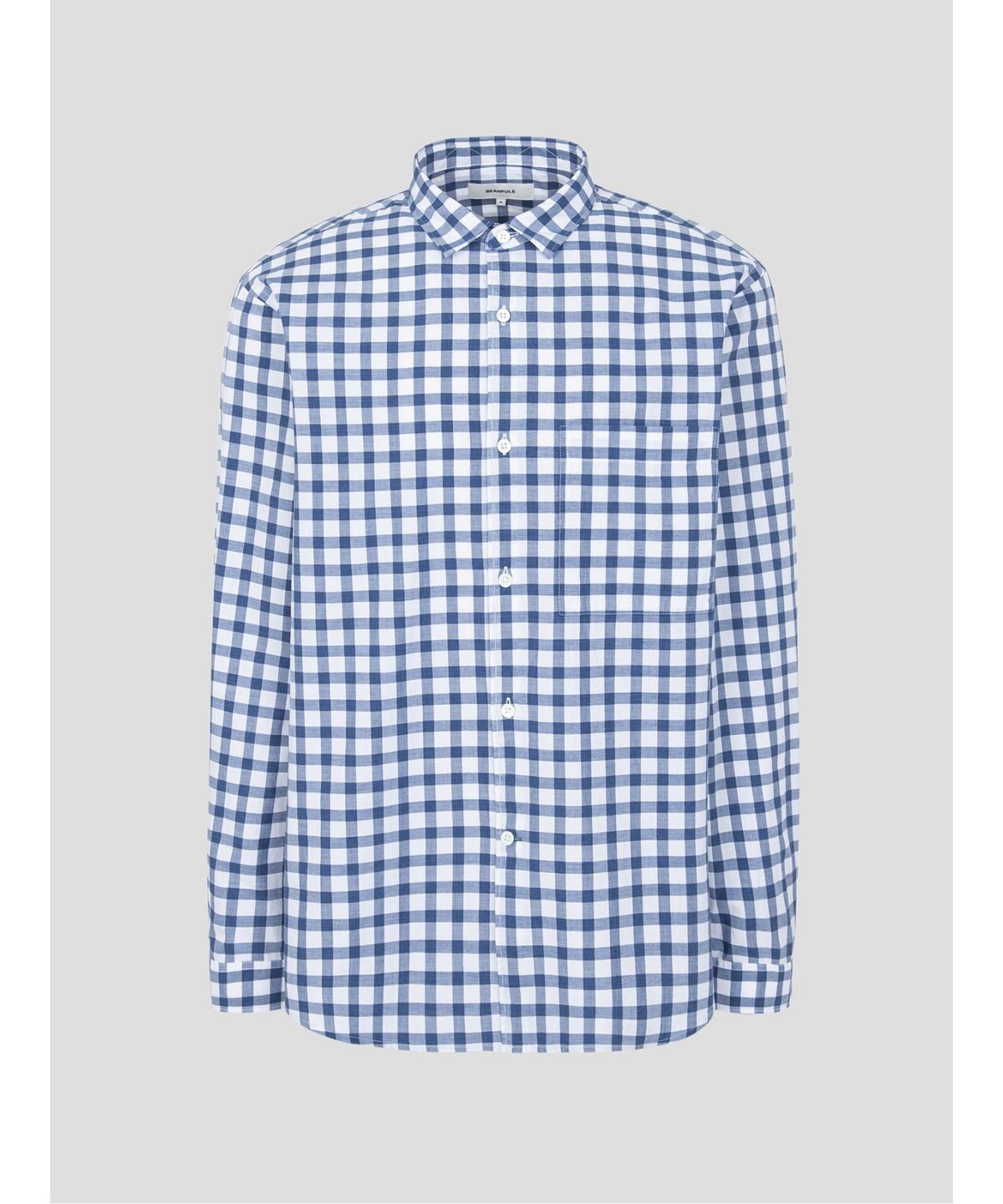 빈폴 멘(BEANPOLE MEN) 멜란지 체크 셔츠  네이비 (BC5164C31R)