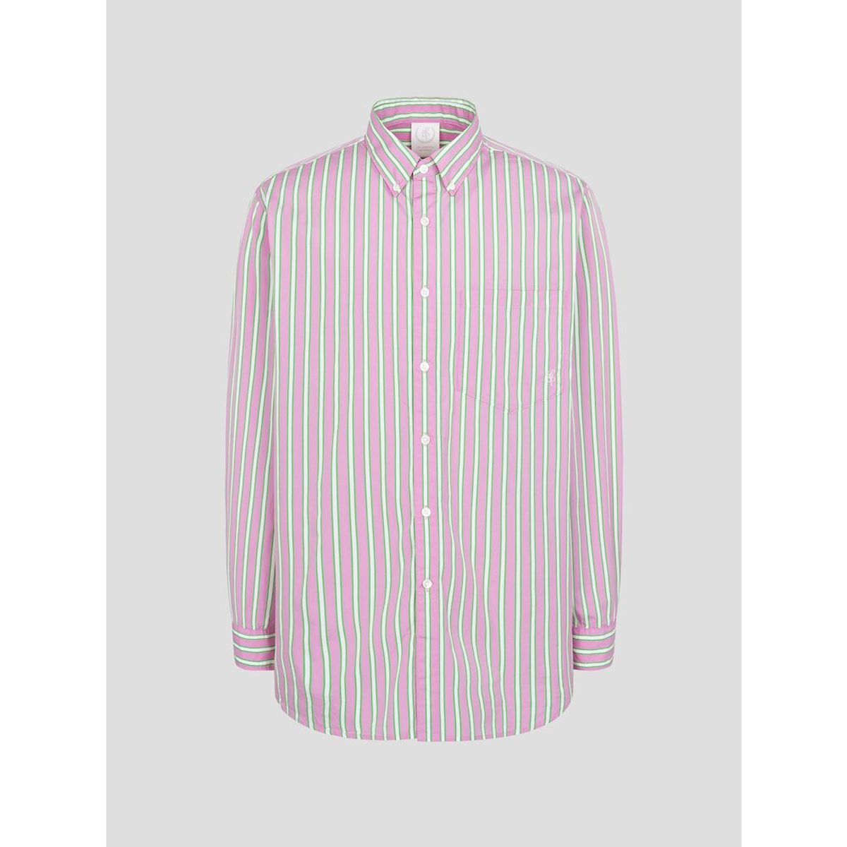 빈폴 멘(BEANPOLE MEN) [Reedition] 멀티 스트라이프 셔츠  핑크