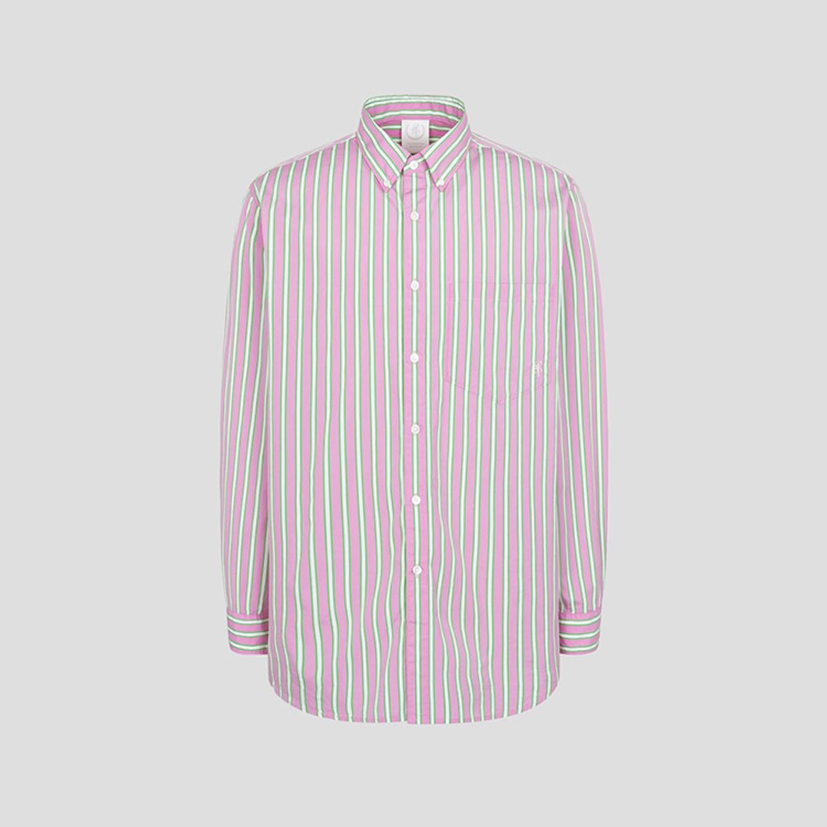 빈폴 멘(BEANPOLE MEN) [Reedition] 멀티 스트라이프 셔츠  핑크