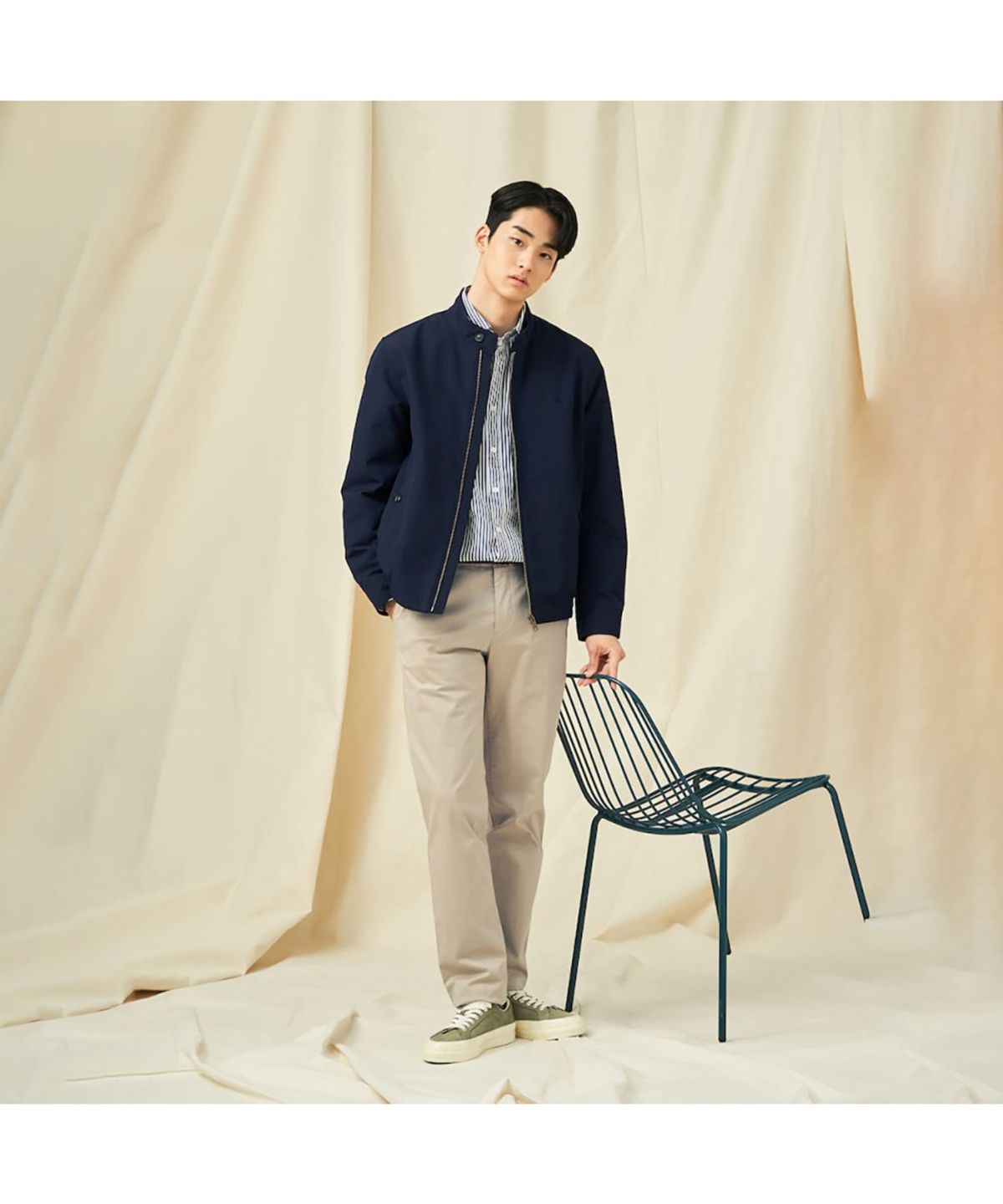빈폴 멘(BEANPOLE MEN) 봄 치노 슬림 팬츠  베이지