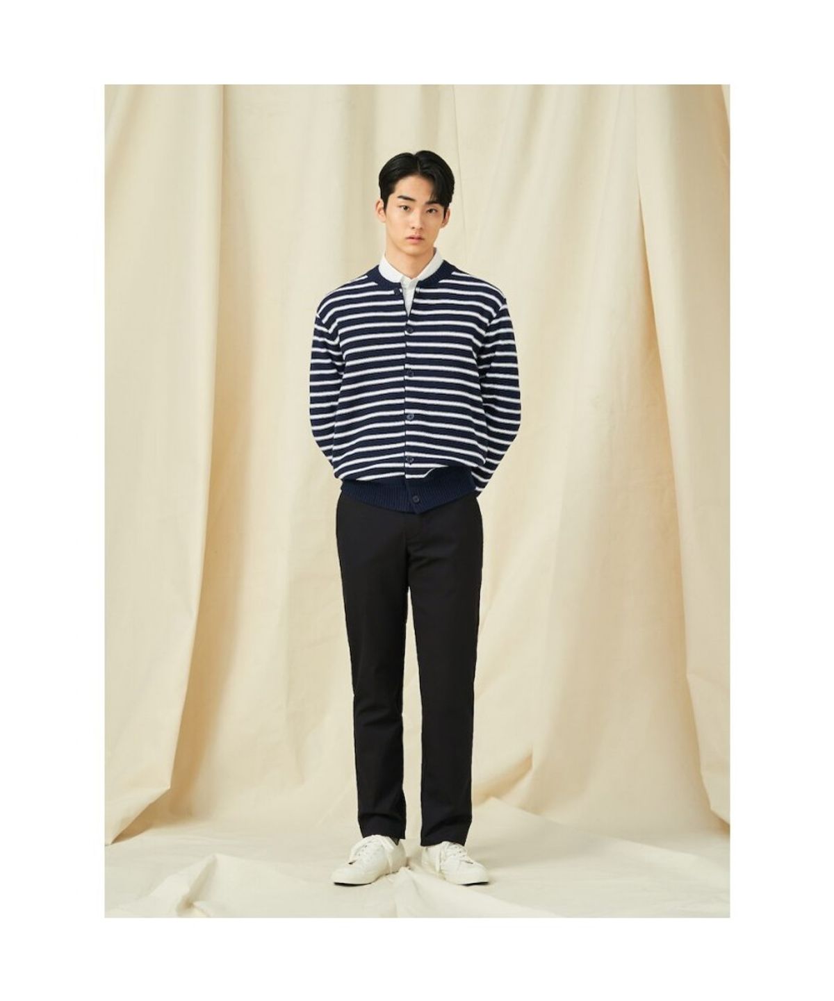 빈폴 멘(BEANPOLE MEN) 봄 슬림 슬랙스  블랙 (BC5121C175)