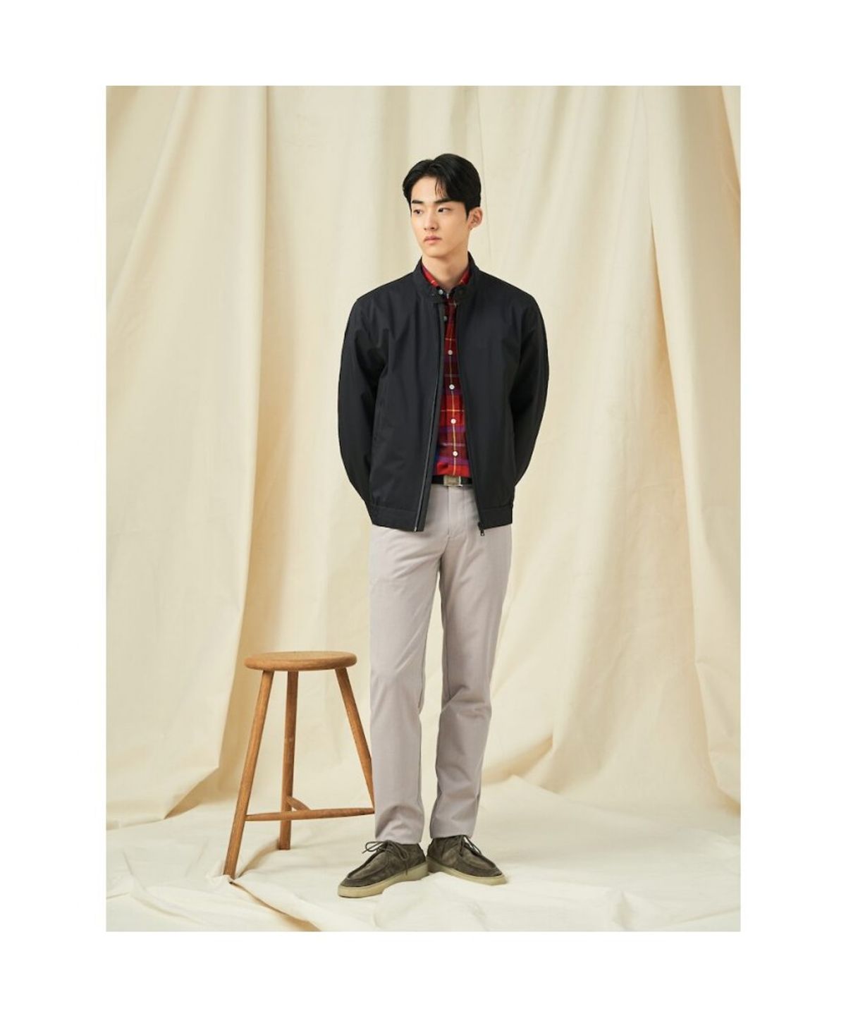 빈폴 멘(BEANPOLE MEN) 봄 슬림 슬랙스  베이지 (BC5121C17A)