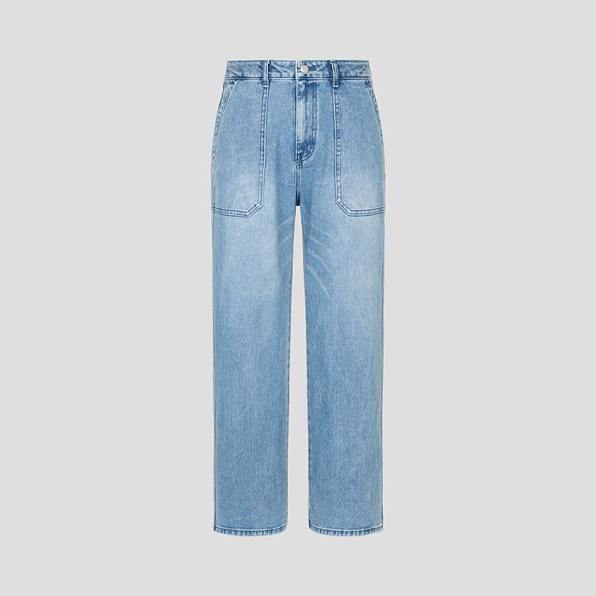 빈폴 멘(BEANPOLE MEN) 데님 베이커 팬츠  블루 (BC5221S91P)