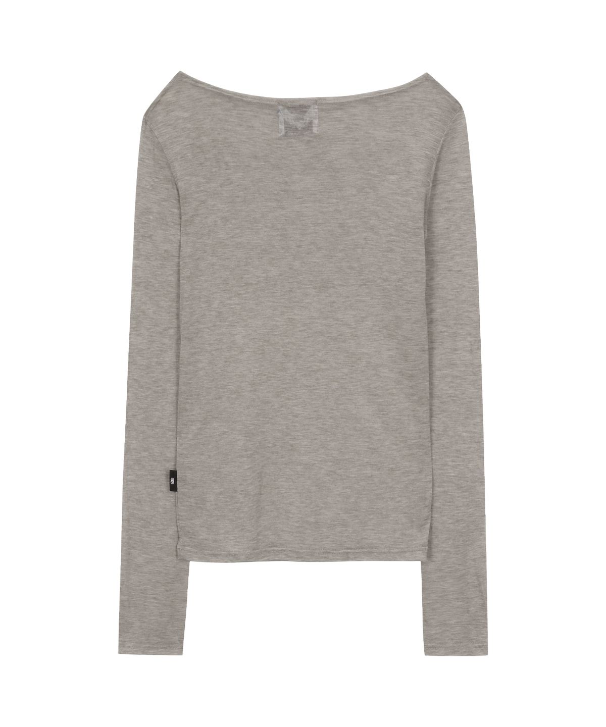 길라아카이브(GILAARCHIVE) LETTERING SHEER LONG SLEEVE_GY