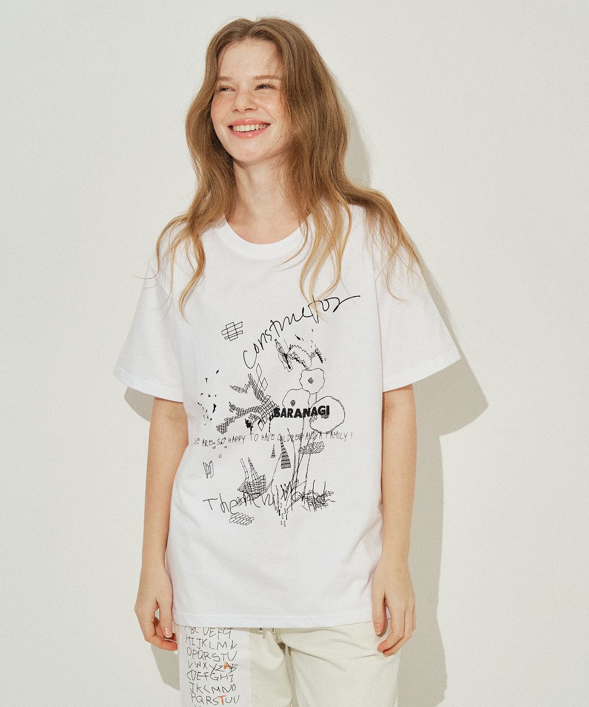 사라나기(SARANAGI) SE053-T-SHIRT(WHITE)