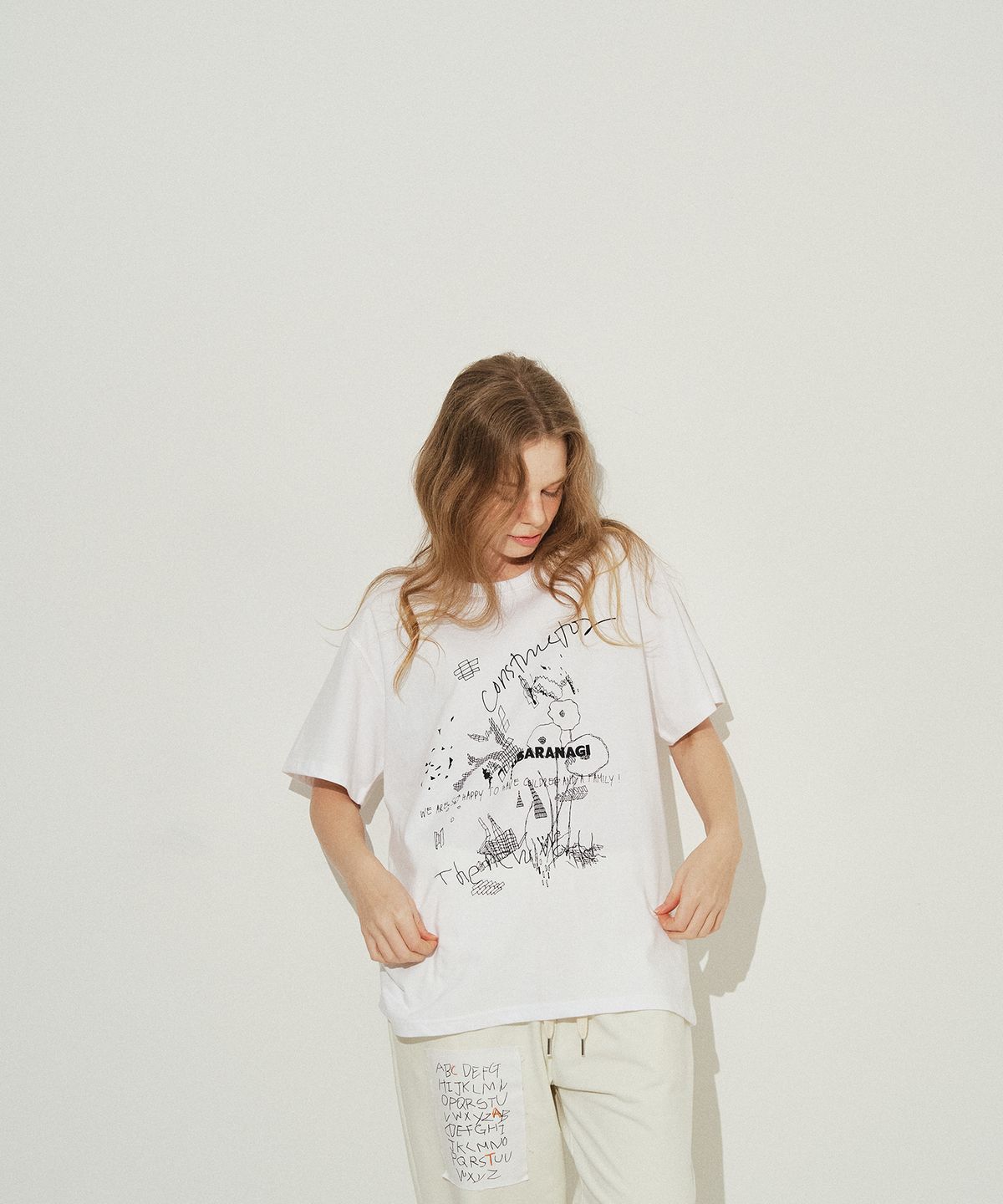 사라나기(SARANAGI) SE053-T-SHIRT(WHITE)