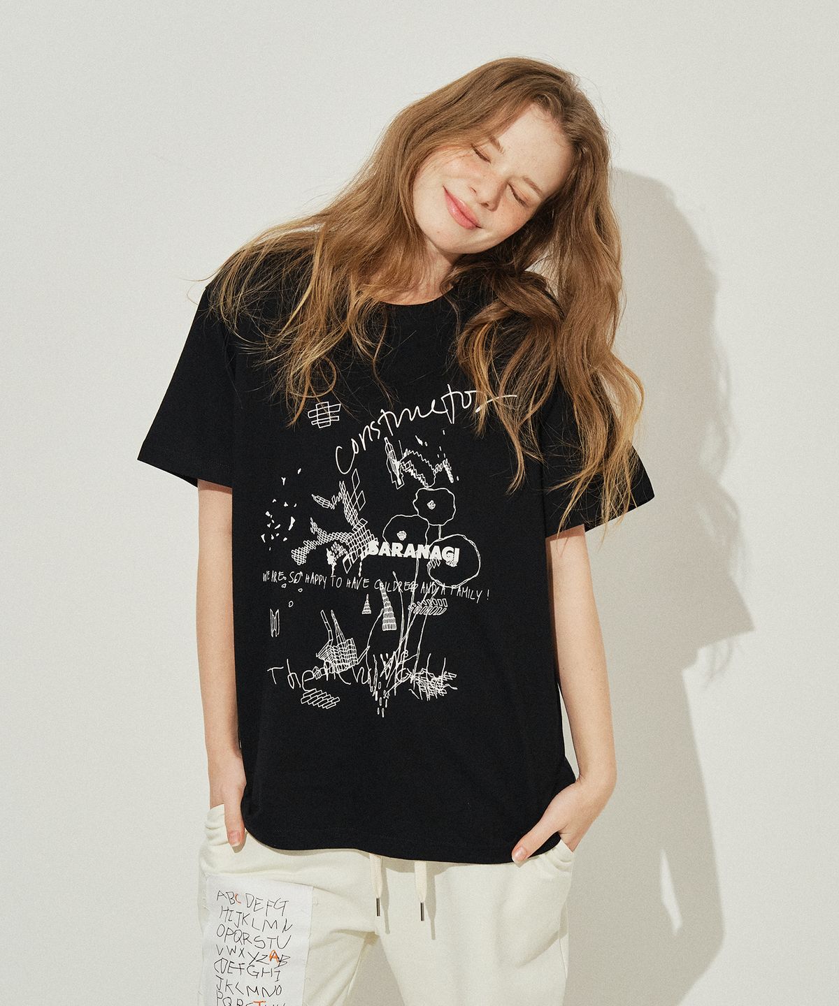 사라나기(SARANAGI) SE053-T-SHIRT(black)