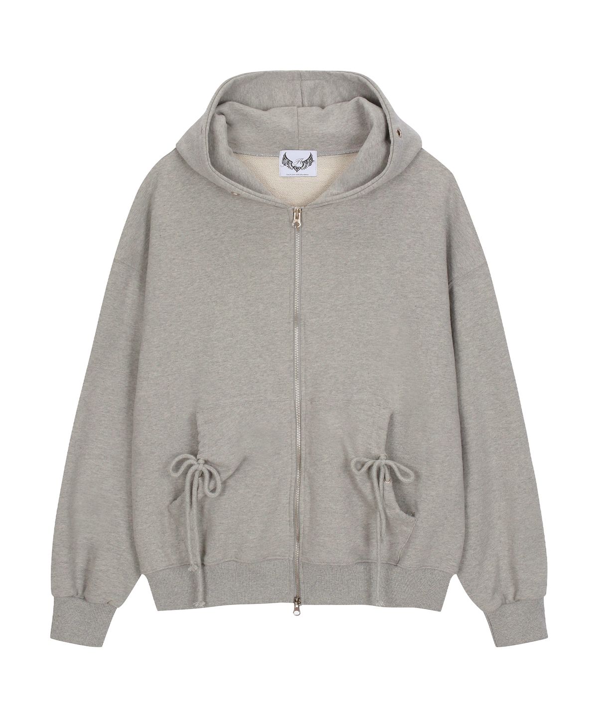 길라아카이브(GILAARCHIVE) STAR WING HOOD ZIP-UP_GY
