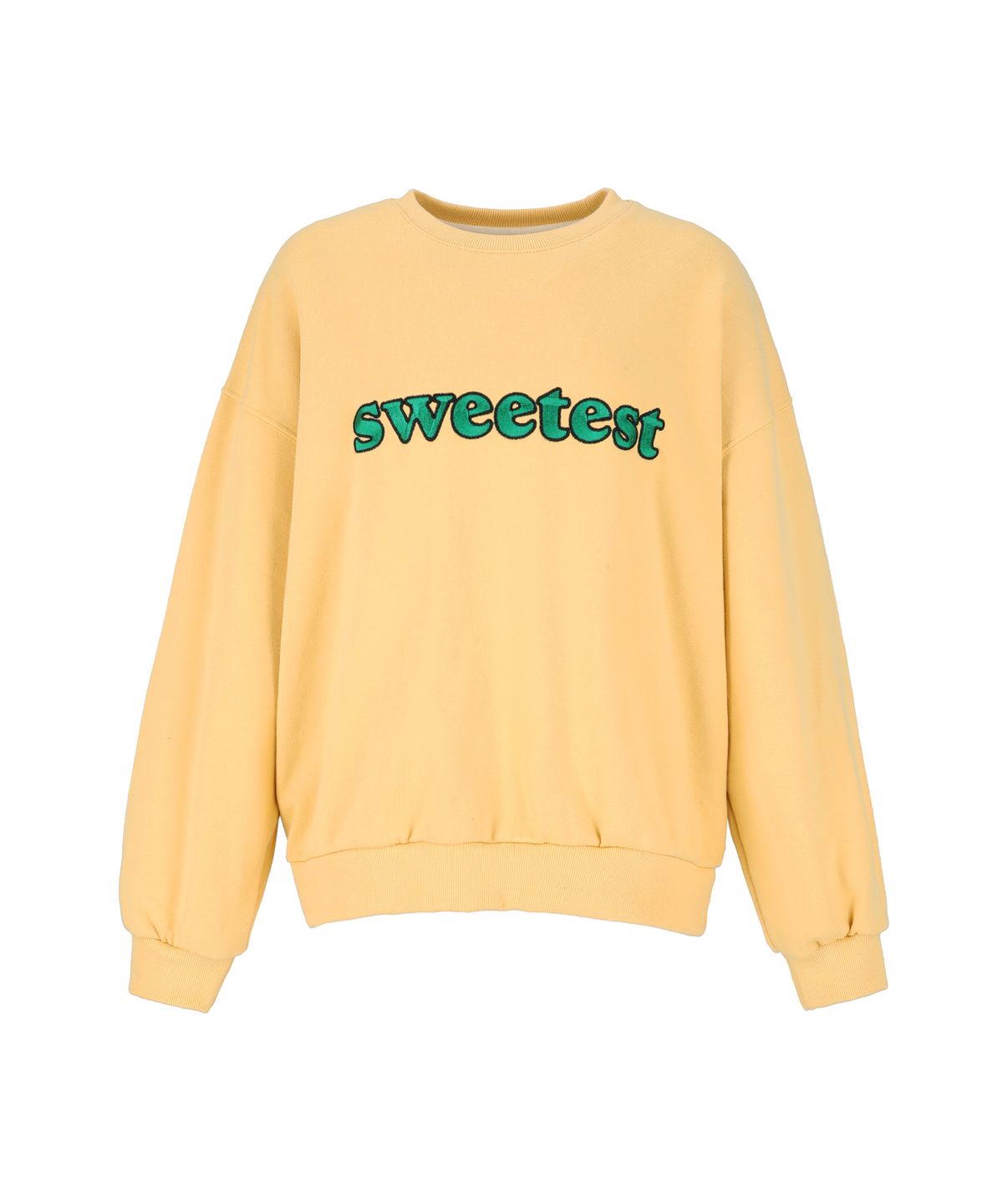 스위트숲(SWEET SOUP) 시그니처 레터링 스웨트셔츠[옐로우]