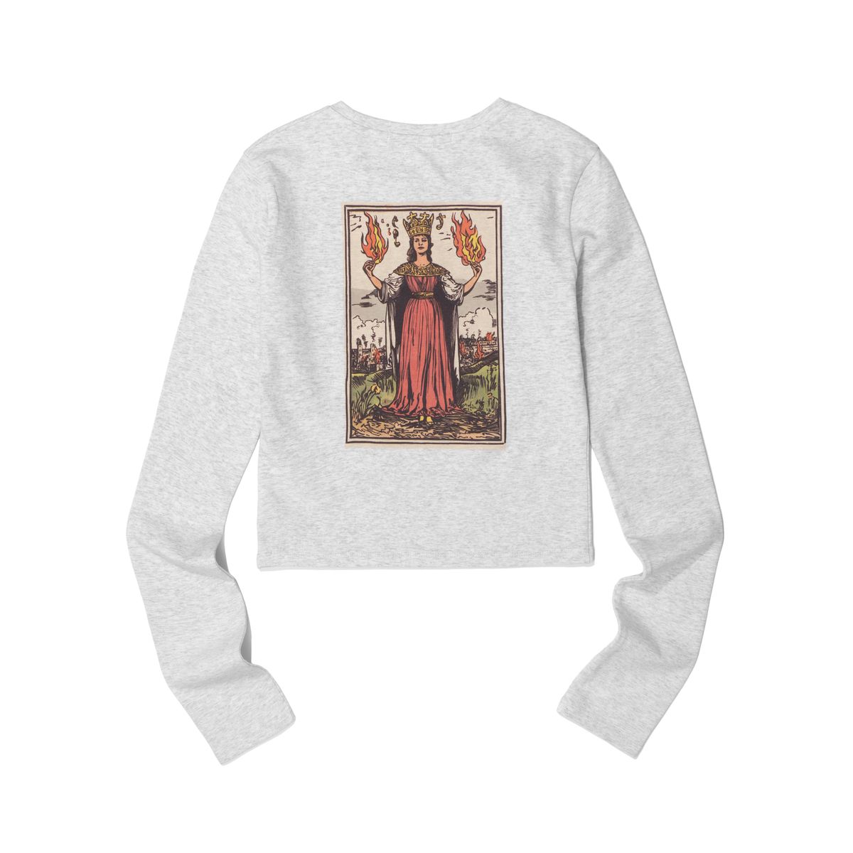 엑스트라오디너리(EXTRAORDINARY) QUEEN TAROT LONG SLEEVE L.M/GREY