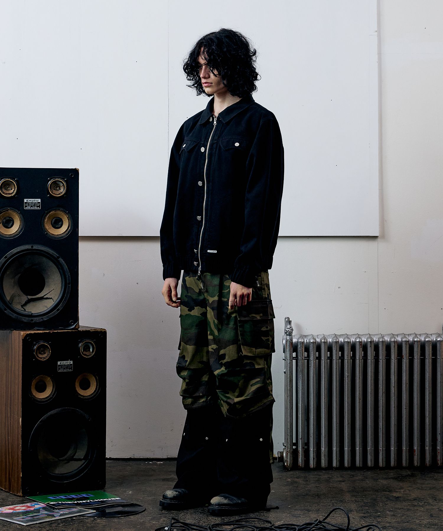MUSINSA | THEVINYLHOUSE WESTERN WORK JACKET BLACK