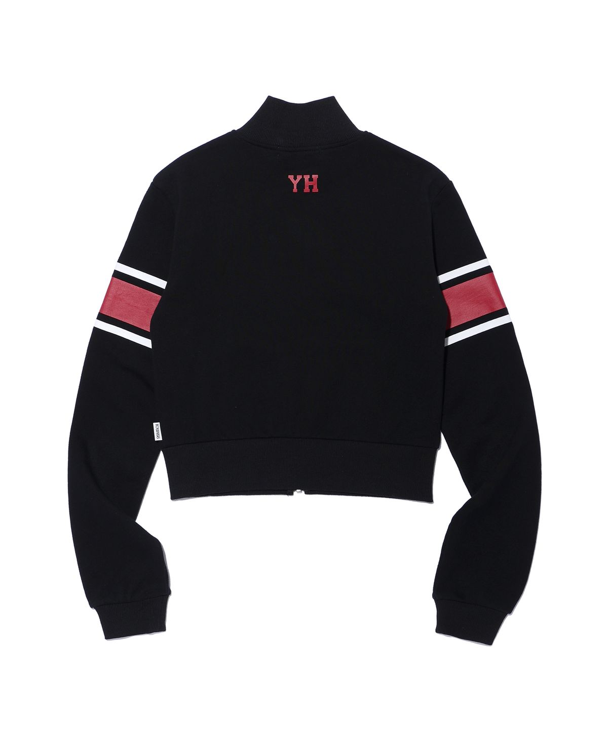 유희(YOUHEE) YOUHEE CROPPED SWEAT ZIP-UP BLACK