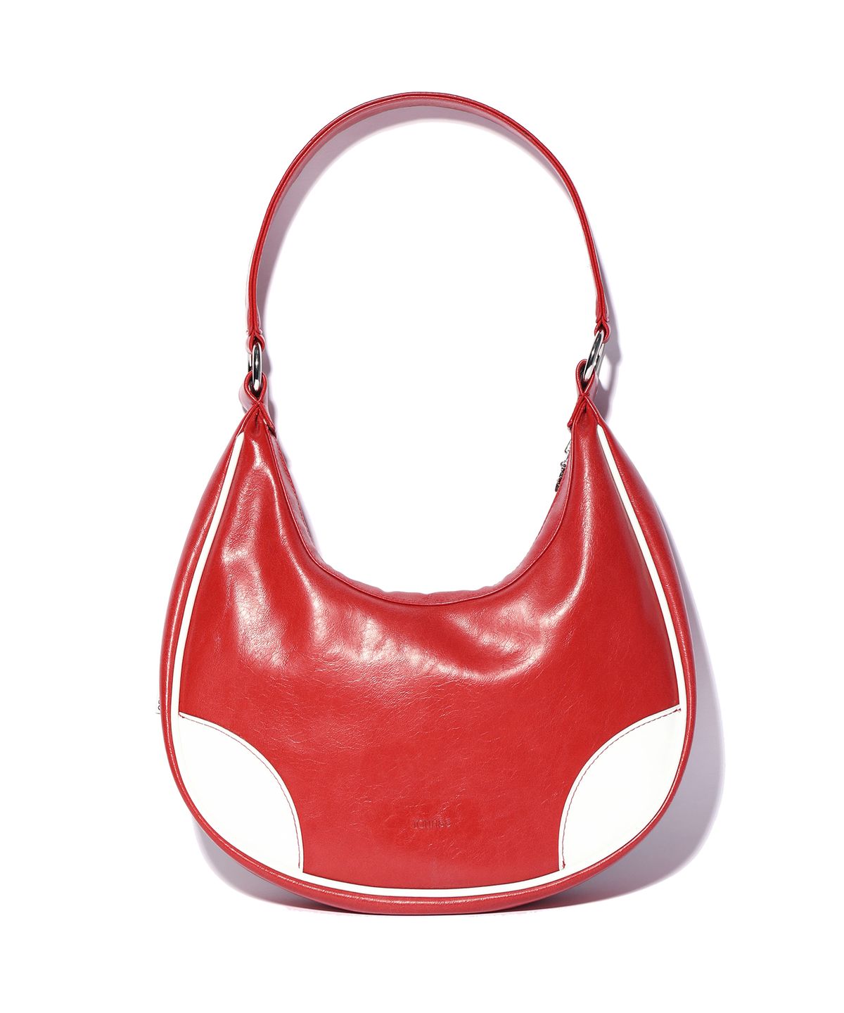 유희(YOUHEE) STAR LEATHER HOBO BAG RED
