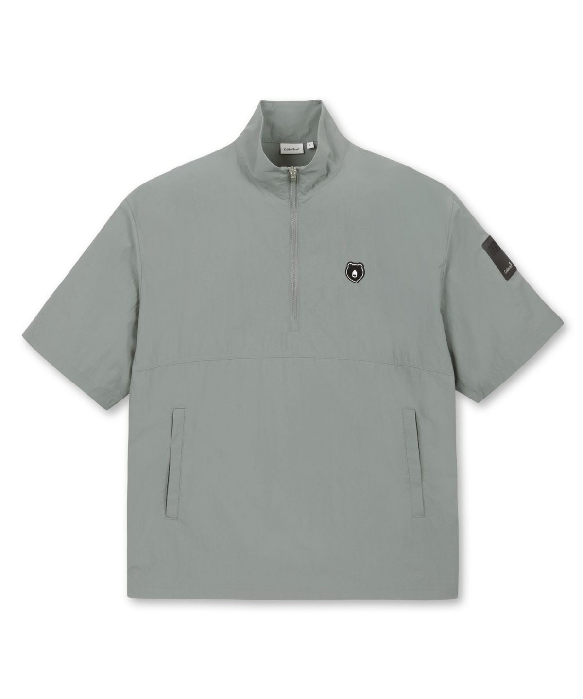 골든베어(GOLDEN BEAR) Woven Half Zip Anorak_G4UAM25221GYX