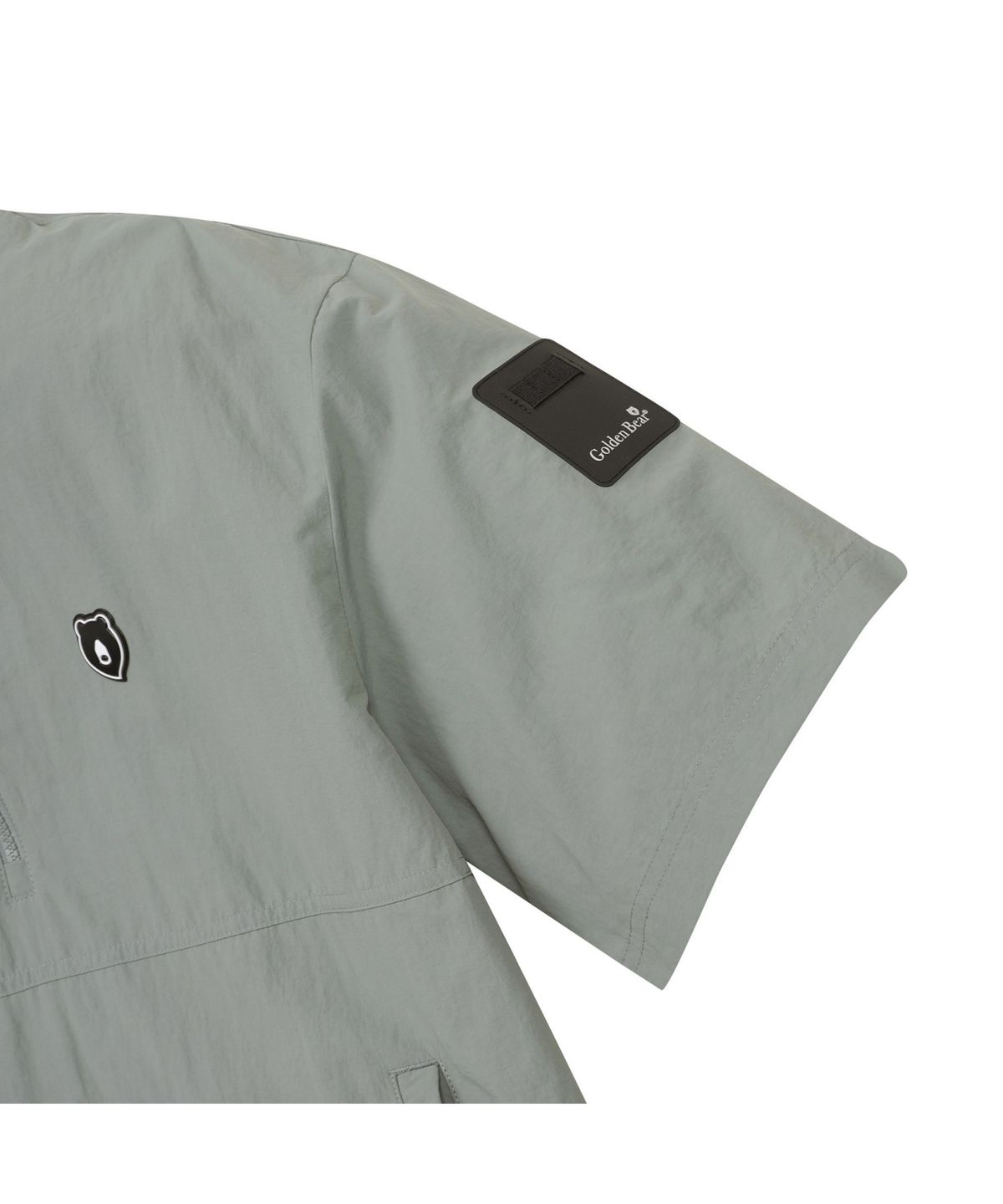 골든베어(GOLDEN BEAR) Woven Half Zip Anorak_G4UAM25221GYX