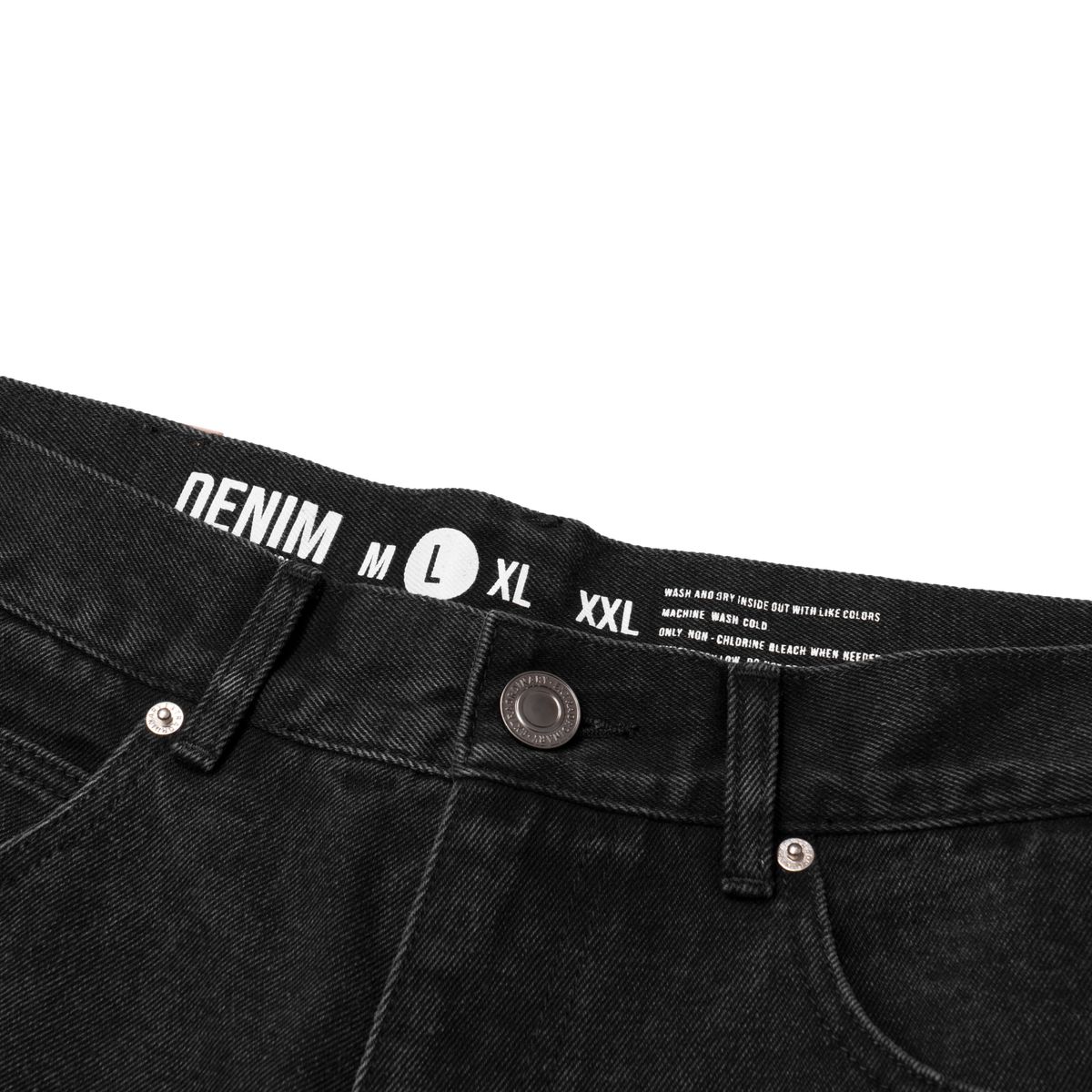 엑스트라오디너리(EXTRAORDINARY) BASIC DENIM PANTS BLACK