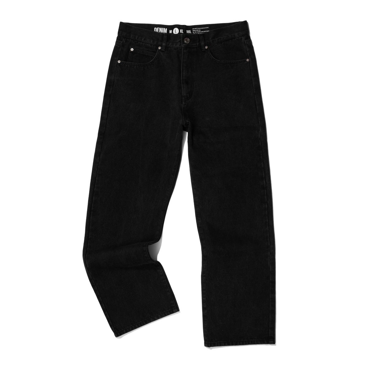 엑스트라오디너리(EXTRAORDINARY) BASIC DENIM PANTS BLACK