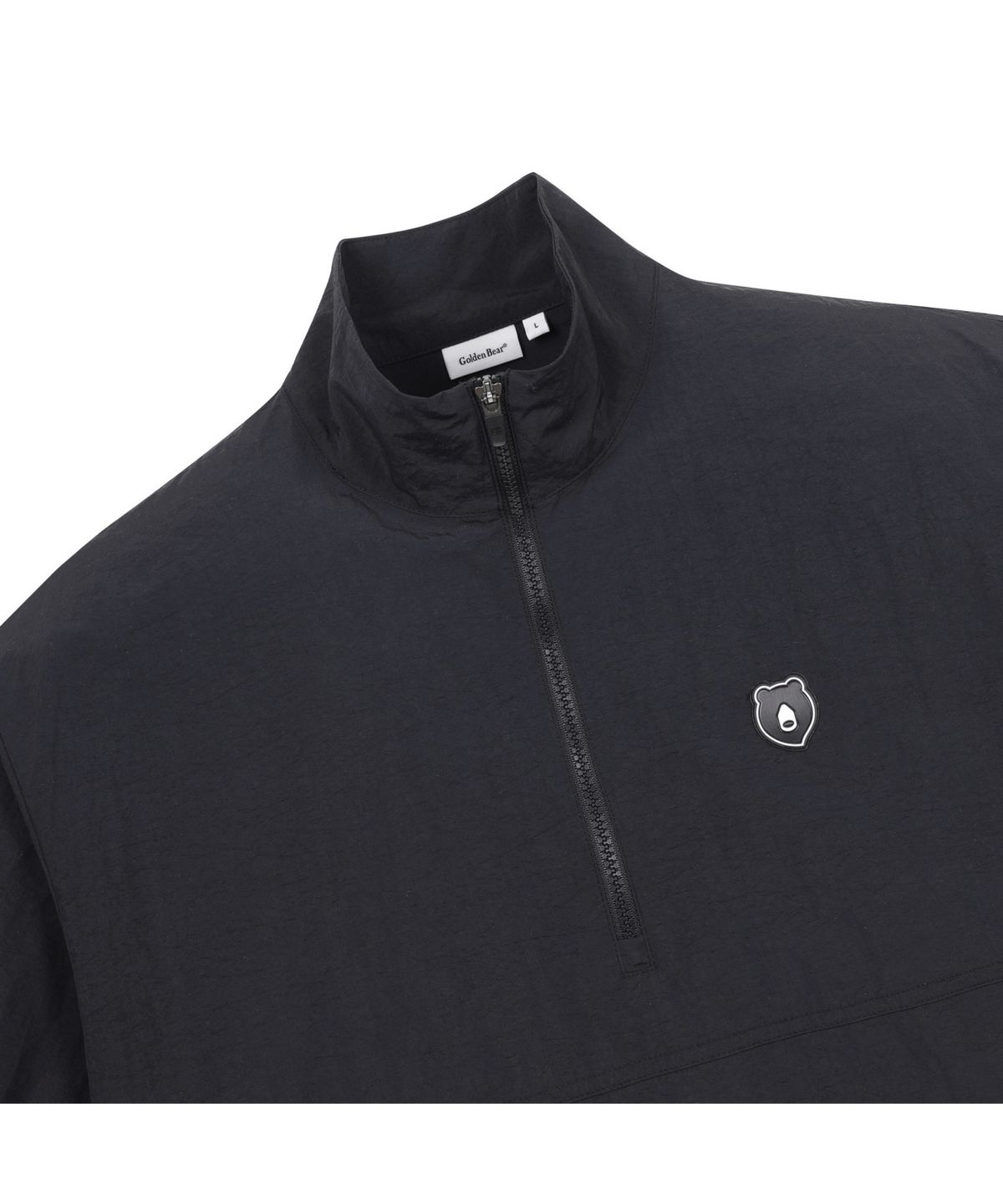 골든베어(GOLDEN BEAR) Woven Half Zip Anorak_G4UAM25221BKX
