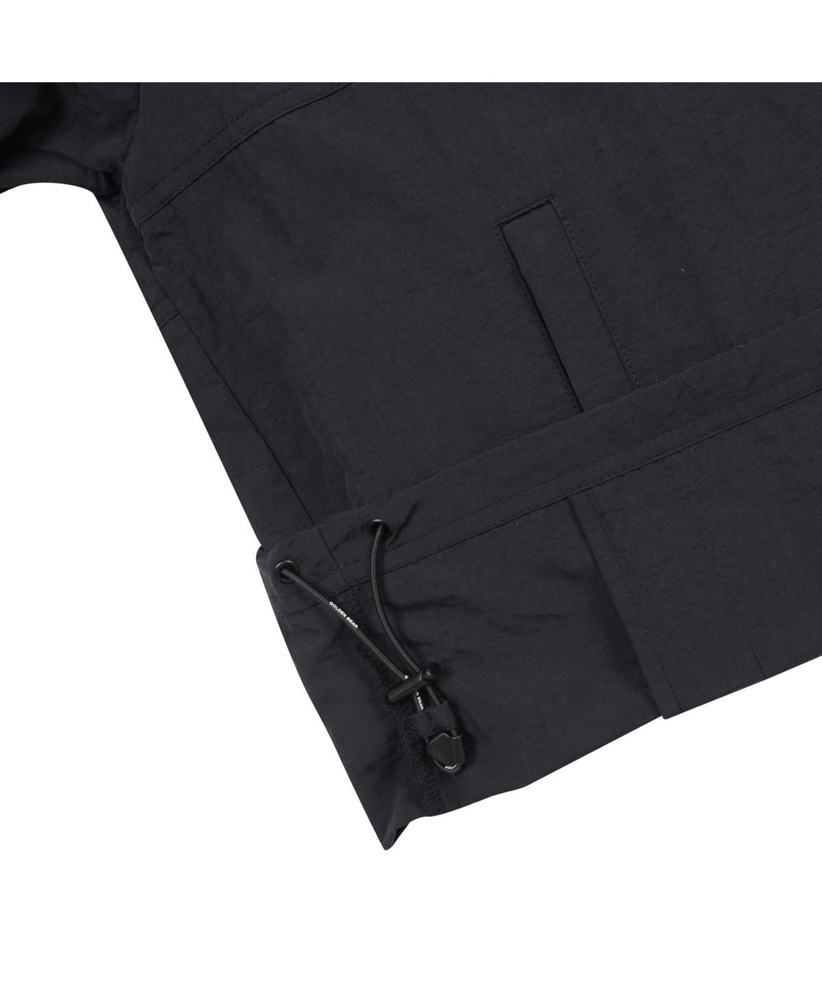 골든베어(GOLDEN BEAR) Woven Half Zip Anorak_G4UAM25221BKX