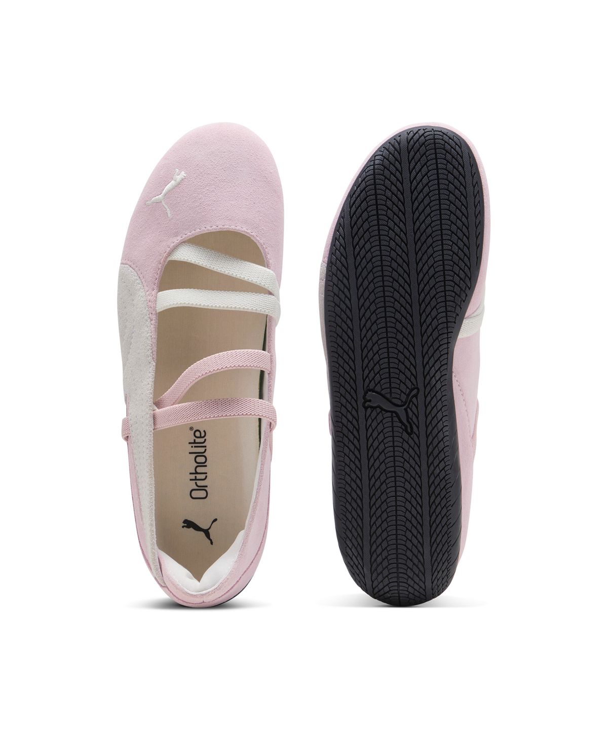 푸마(PUMA) 스피드캣 발렛 스웨이드 - 핑크:화이트 / 401287-01