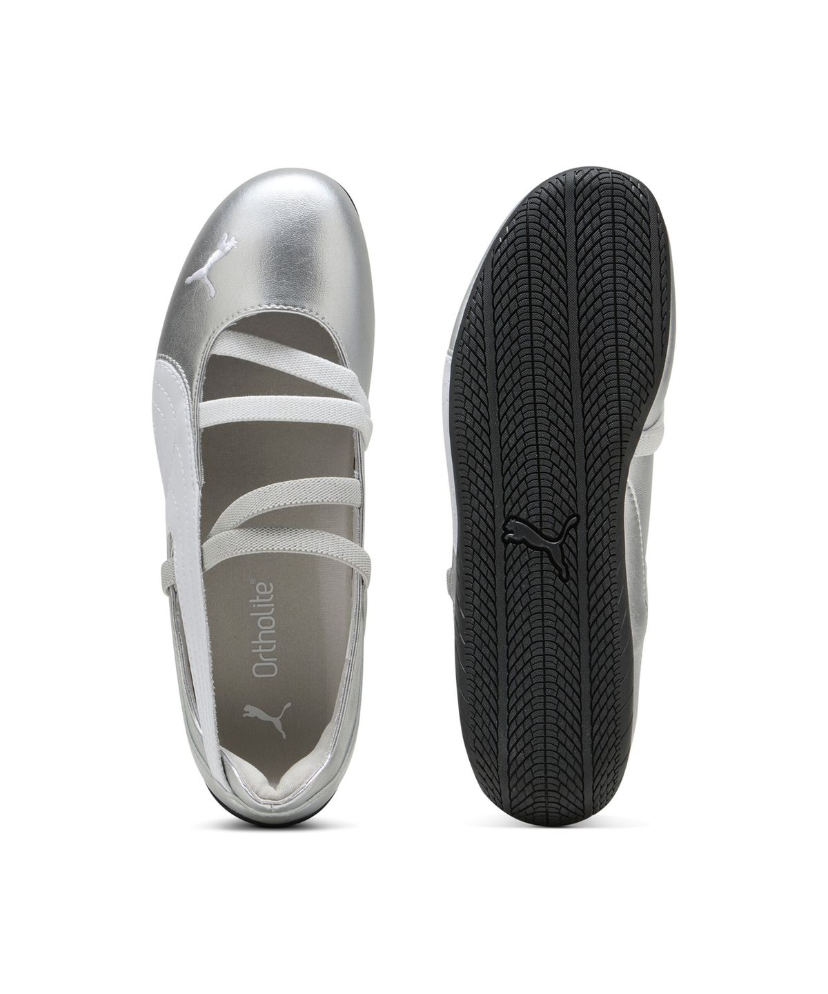 푸마(PUMA) 스피드캣 발렛 메탈릭 - 실버:화이트 / 401581-01