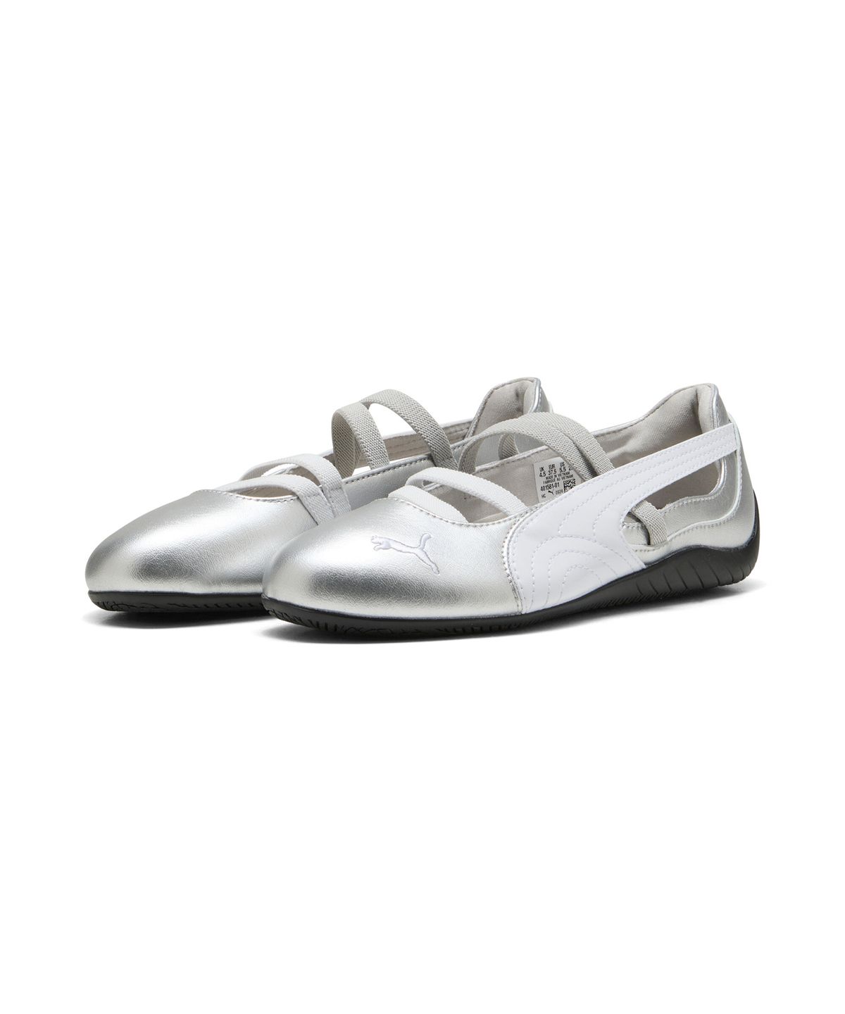 푸마(PUMA) 스피드캣 발렛 메탈릭 - 실버:화이트 / 401581-01