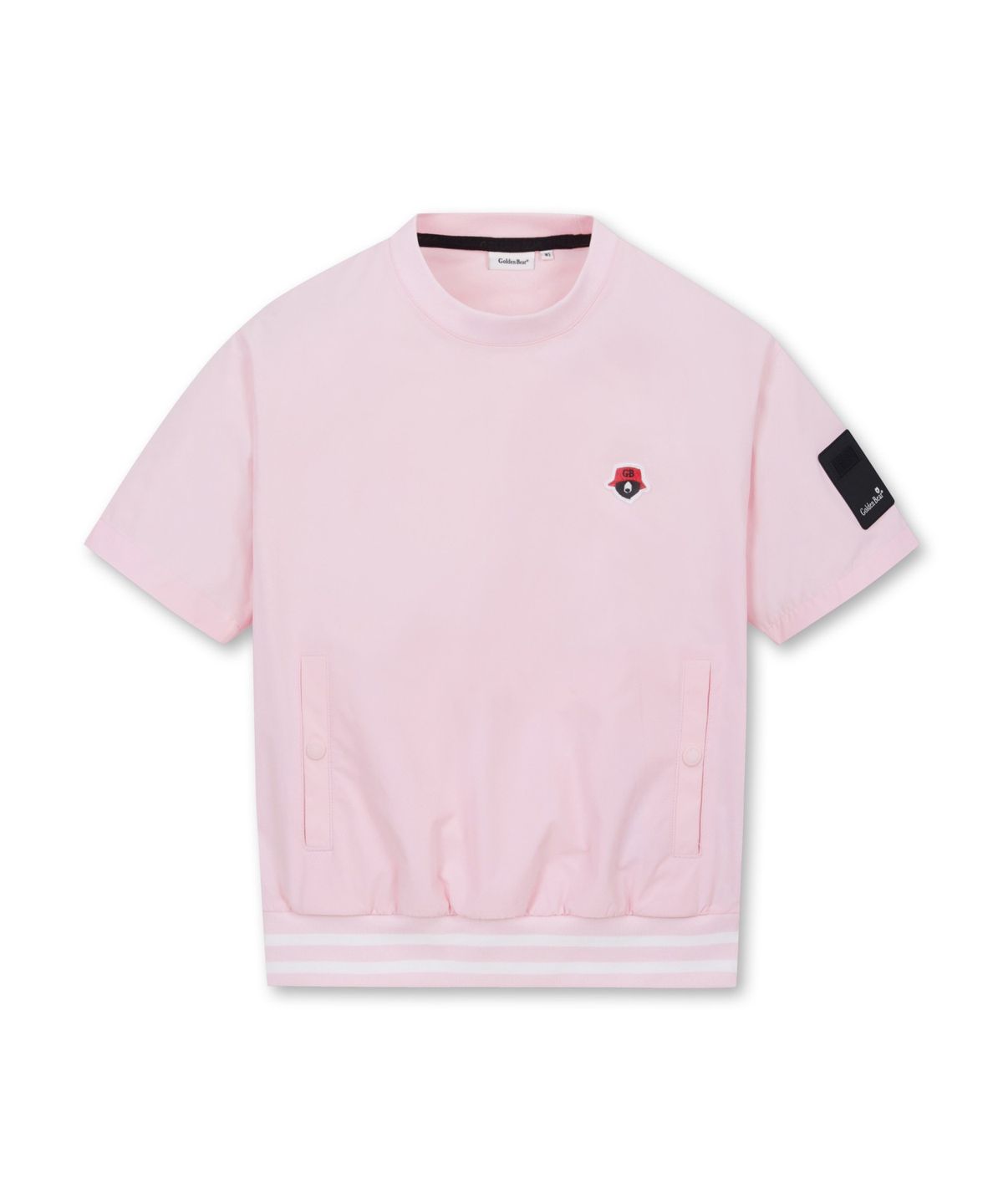 골든베어(GOLDEN BEAR) (WOMEN) Woven Round Sweatshirt_G5TAM25211PIX
