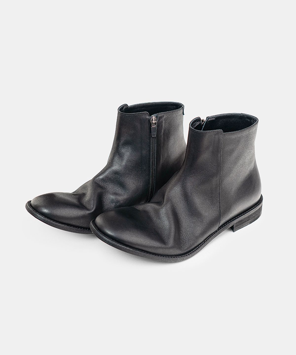 컬러콜라(COLOR COLLA) 70035 BK ZIP UP BOOTS