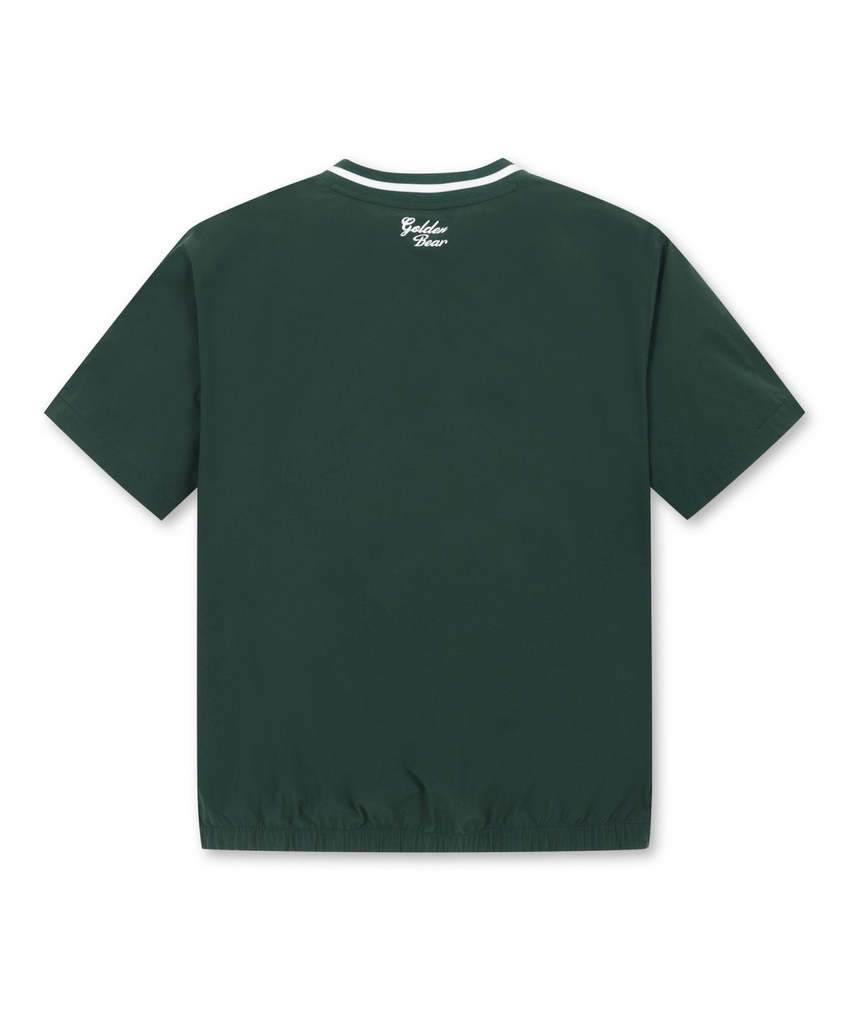 골든베어(GOLDEN BEAR) 1/2 Sleeves V Neck Woven Pullover_G4TAM25211GRX