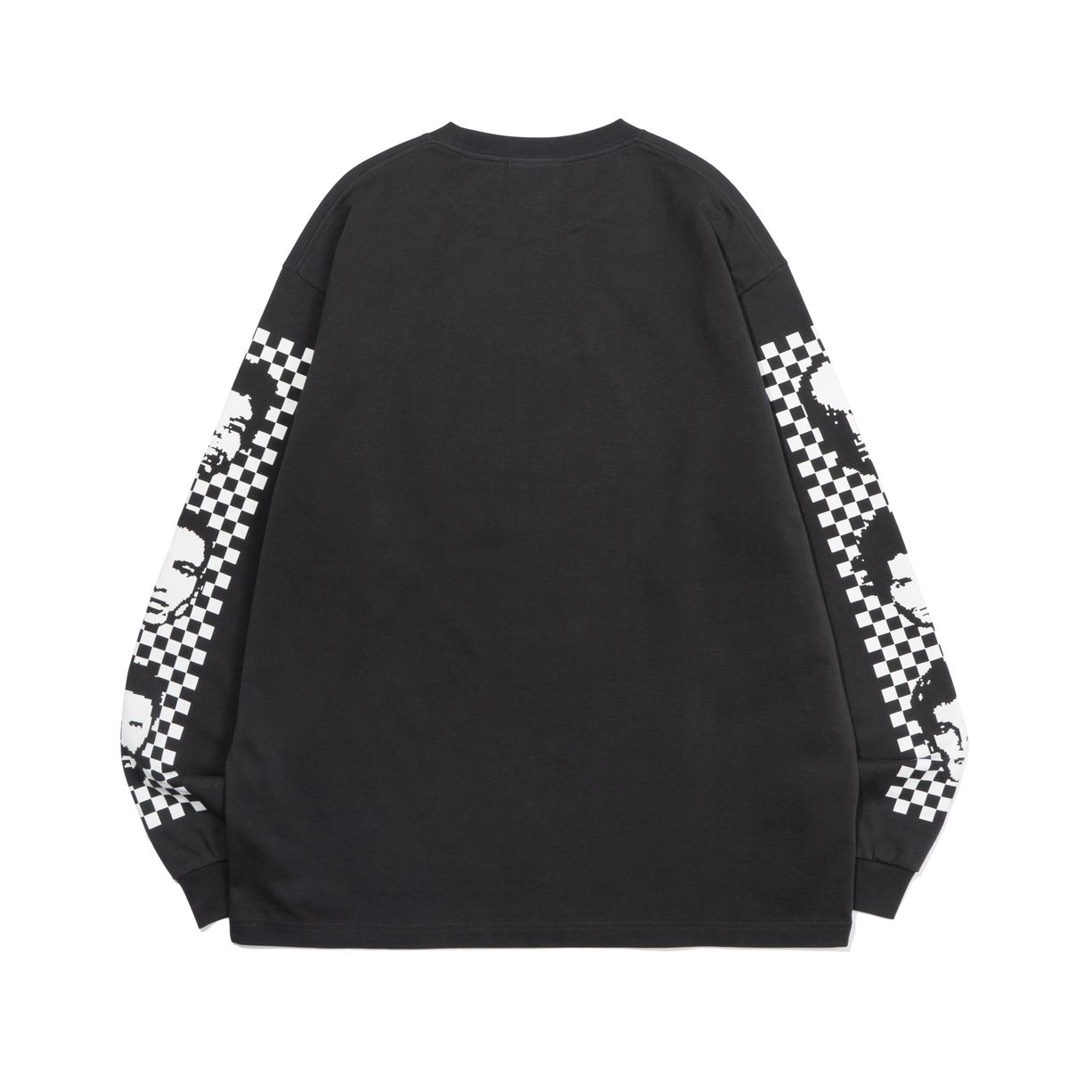 엑스트라오디너리(EXTRAORDINARY) HUMAN BITMAP LONG SLEEVE CHARCOAL