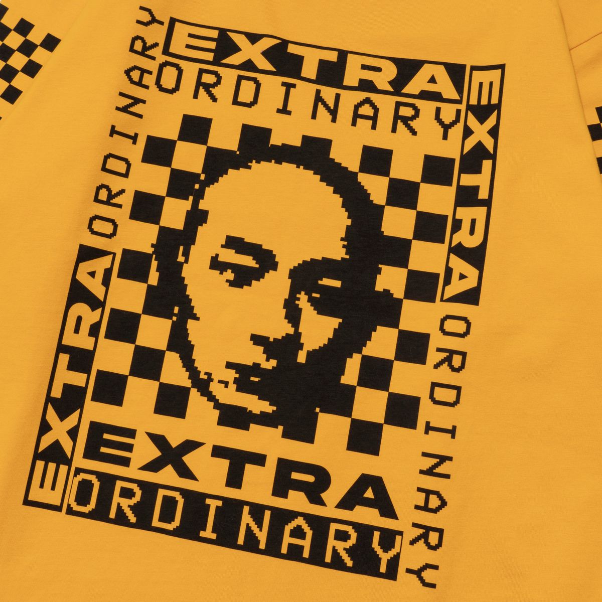 엑스트라오디너리(EXTRAORDINARY) HUMAN BITMAP LONG SLEEVE ORANGE