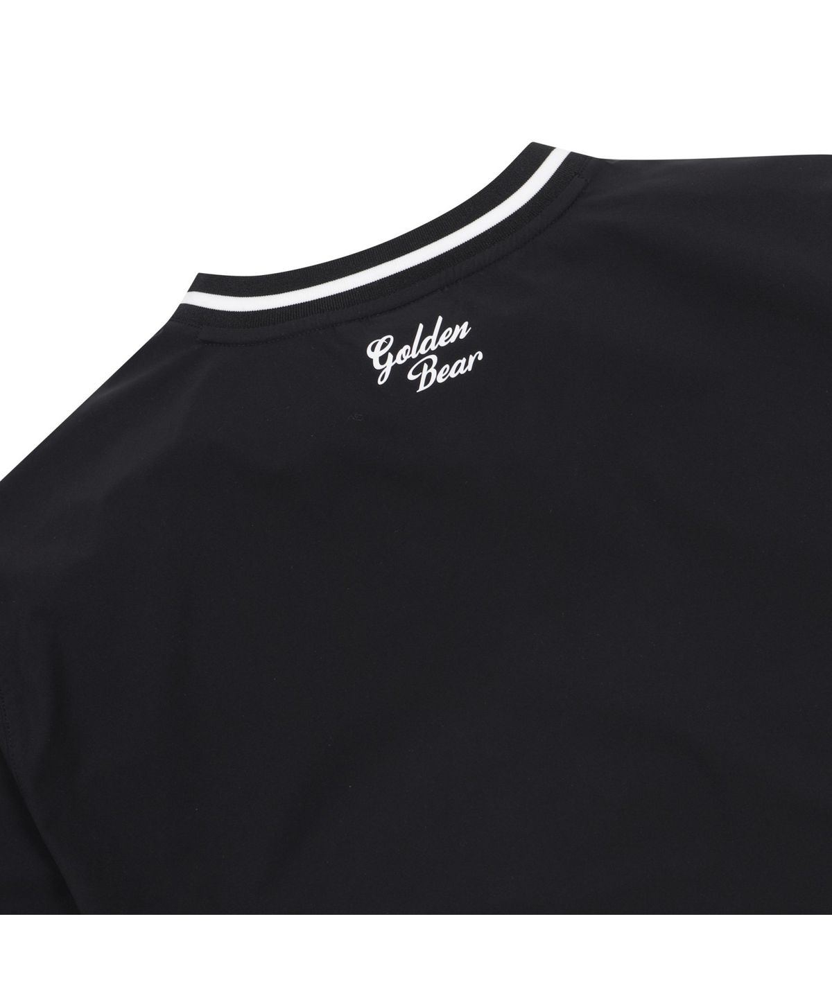 골든베어(GOLDEN BEAR) 1/2 Sleeves V Neck Woven Pullover_G4TAM25211BKX