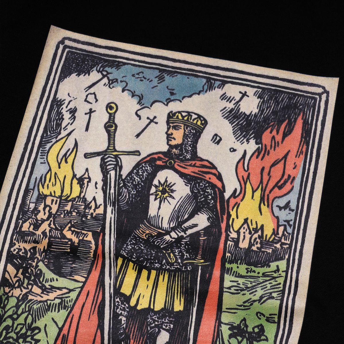 엑스트라오디너리(EXTRAORDINARY) KING TAROT CREWNECK BLACK